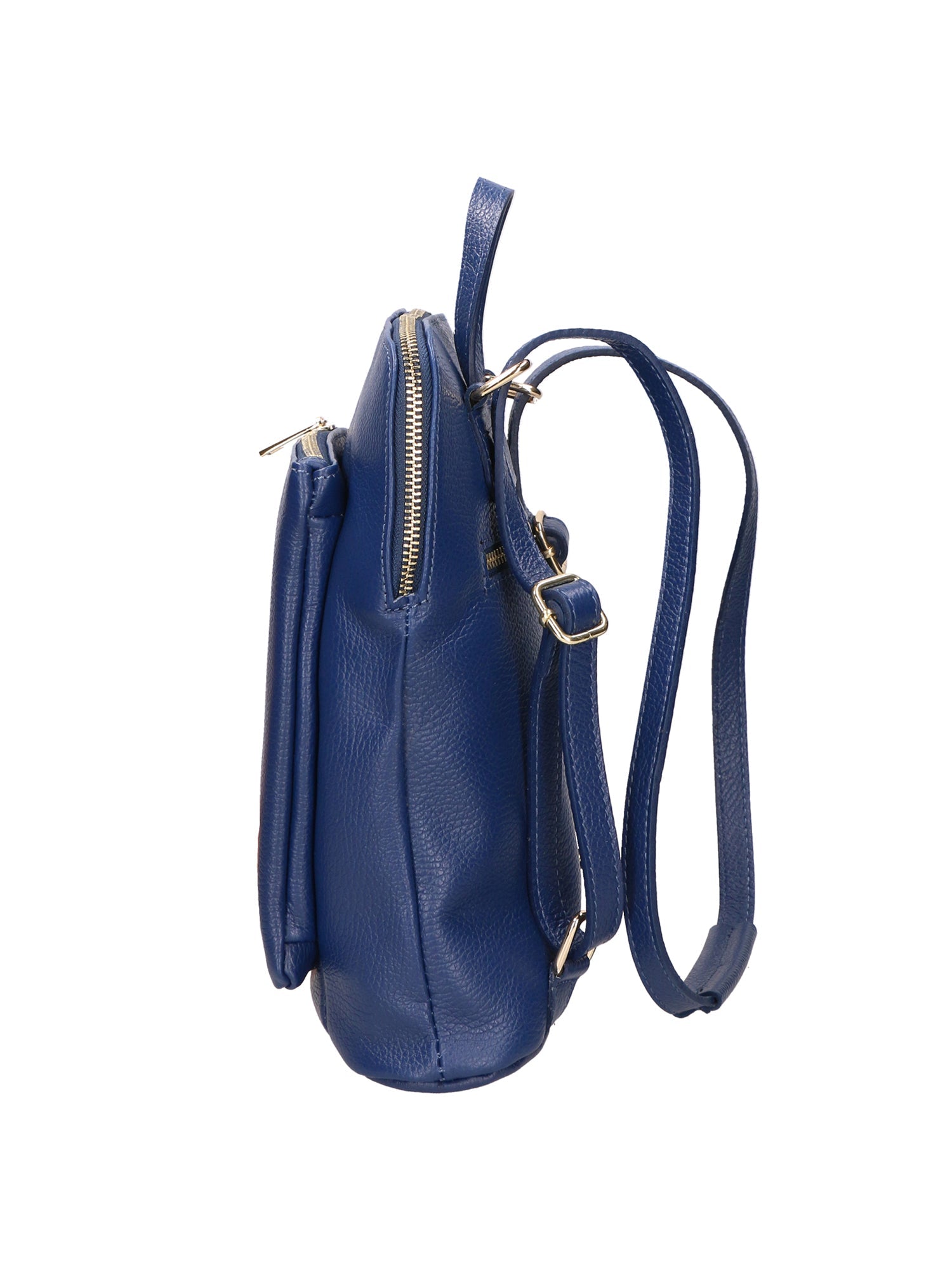Vivenzia Damenrucksack aus echtem Leder, hergestellt in Italien, 23 x 29 x 6,5 cm