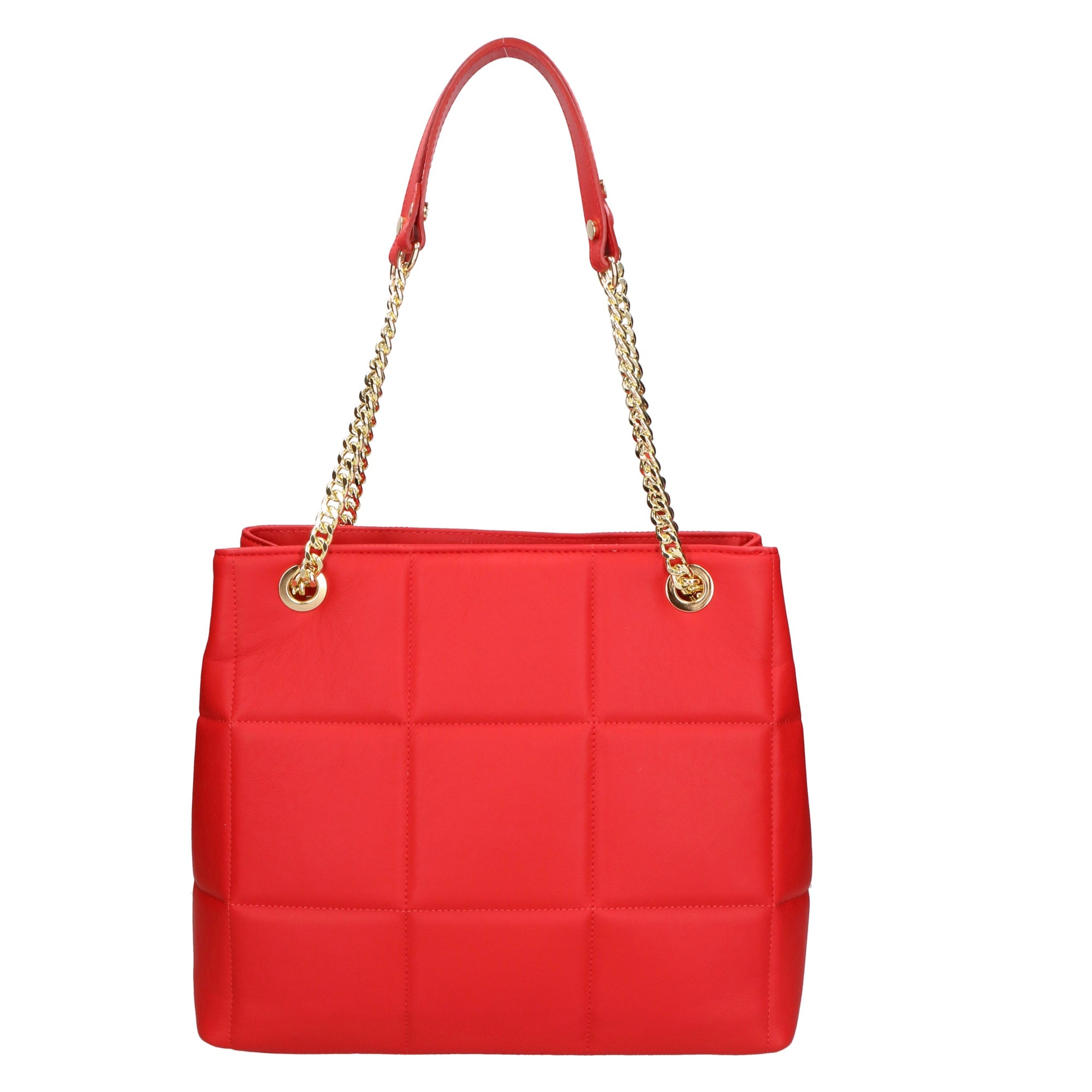 Isabella Borsa a mano da donna Vera pelle 06217-ROSSO S58 Chiara Ferretti