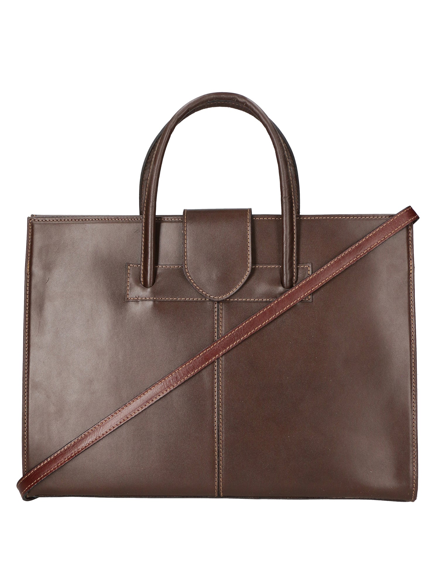 Evelina Borsa a mano da donna 100% pelle 9025-T.MORO Chiara Ferretti