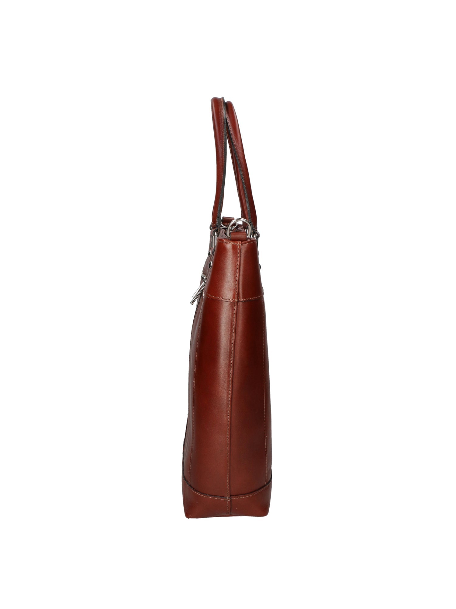 Flaminia Borsa a mano da donna Vera pelle 9115-MARRONE BROWN Chiara Ferretti