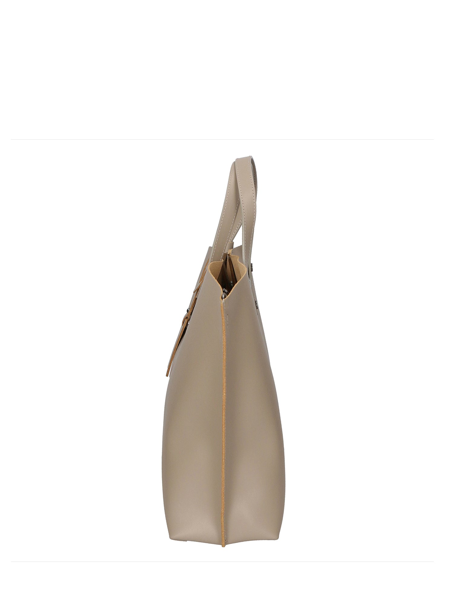 Lumena Borsa a mano da donna Vera pelle 2094-L110 TAUPE Chiara Ferretti