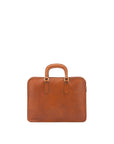 Borsa a mano unisex in vera pelle Made in Italy 4410-MIELE Alessia Firenze