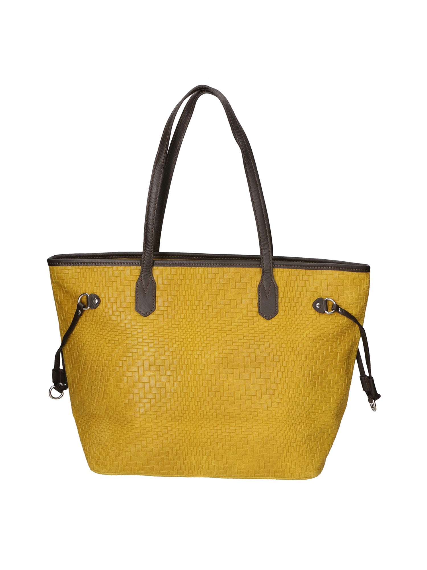 Emiliana Borsa a spalla da donna Vera pelle 80061-GIALLO Chiara Ferretti