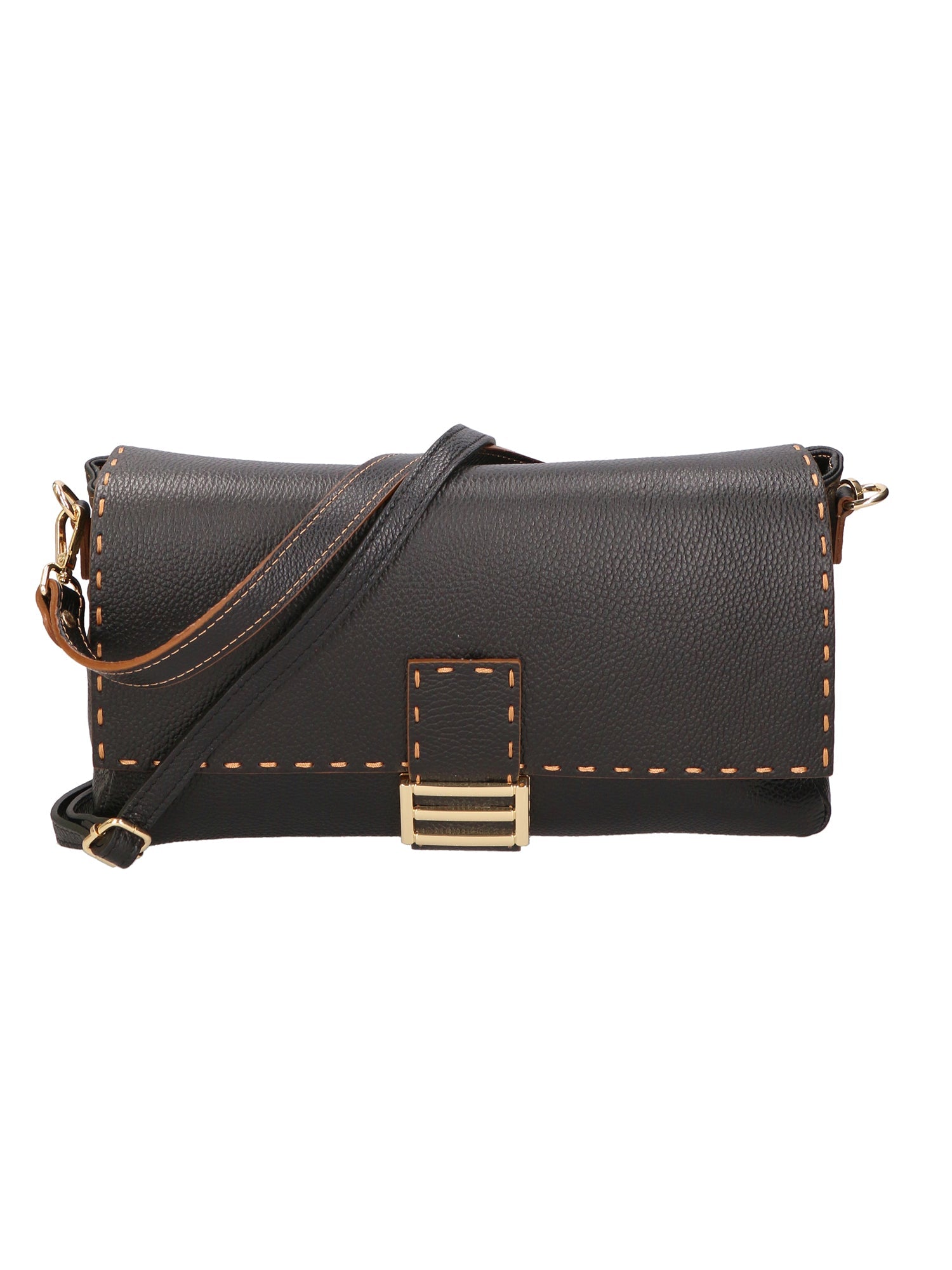 Borsa a spalla da Donna Walda in Vera Pelle Made in Italy 34x17,5x10 cm