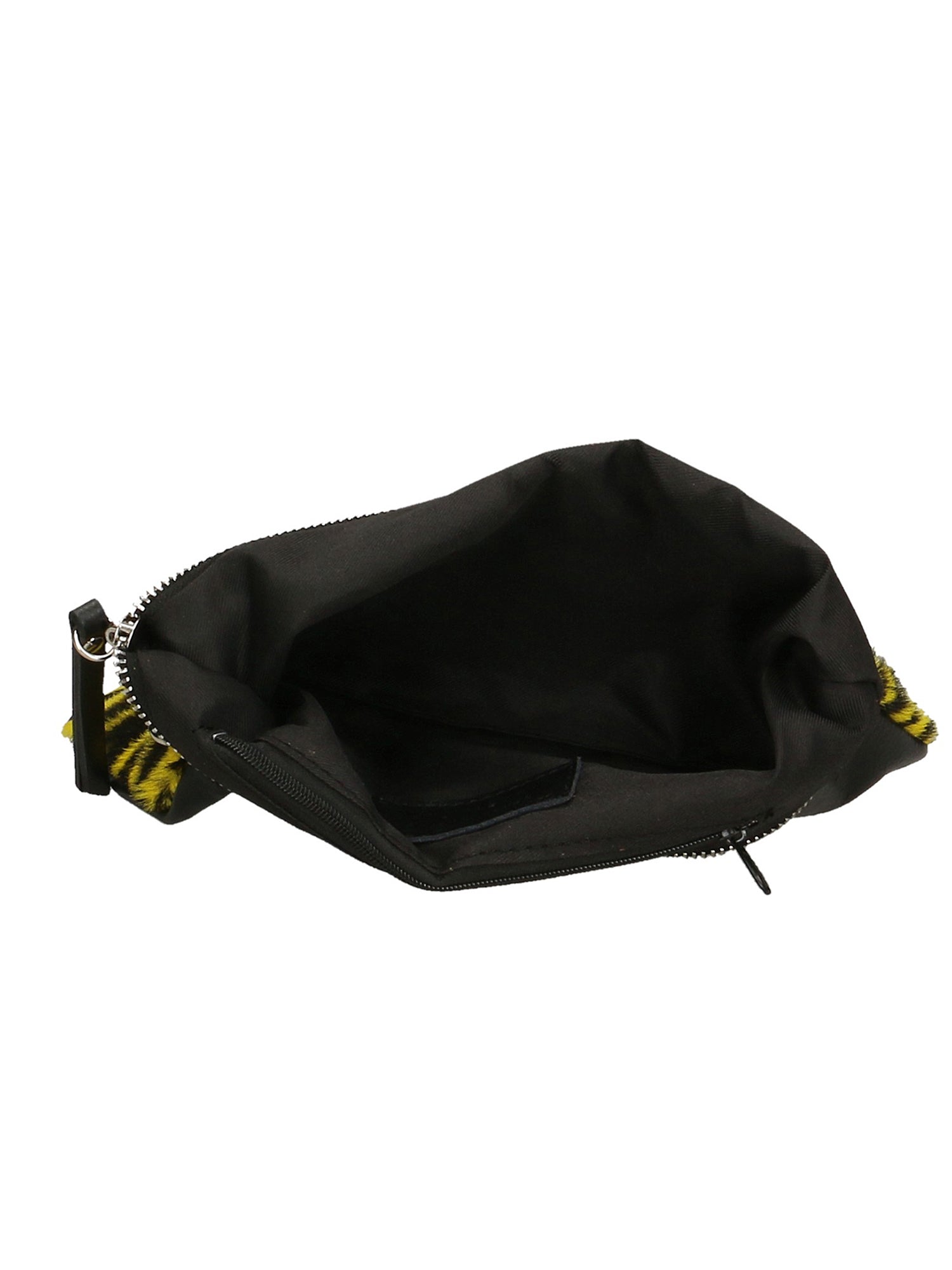 Vera pelle 00721-D04 GIALLO YELLOW Borsa a tracolla da donna Prisca Chiara Ferretti