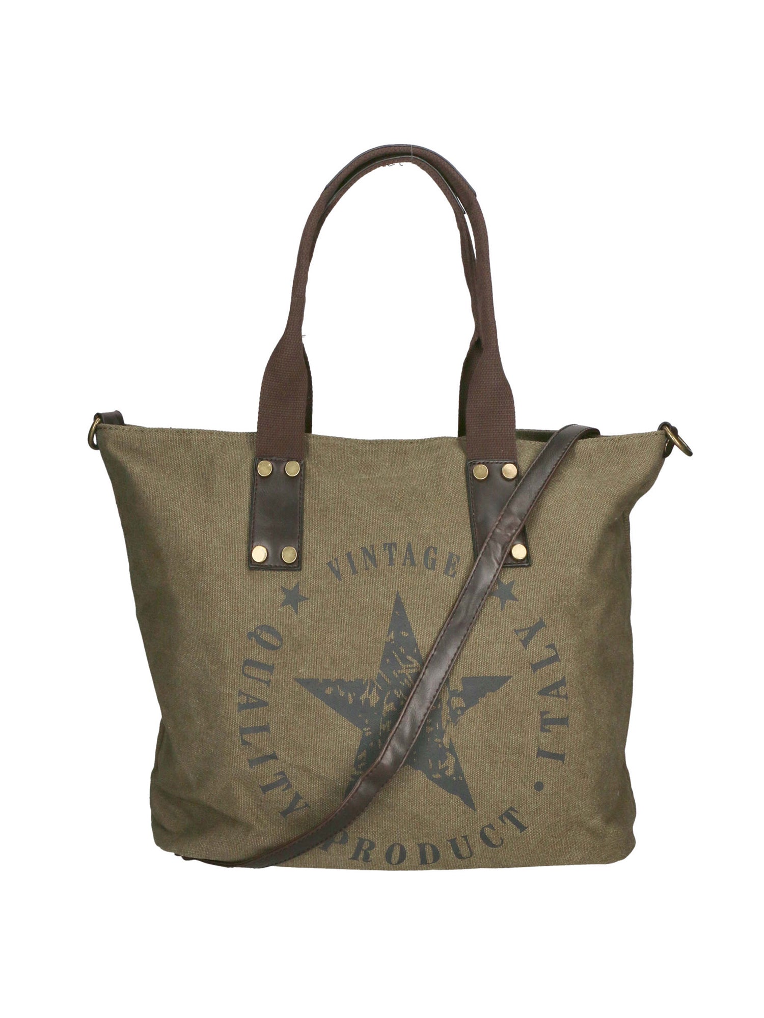 Sabrina Borsa a mano da donna 100% poliestere 8152-MILITARE Chiara Ferretti