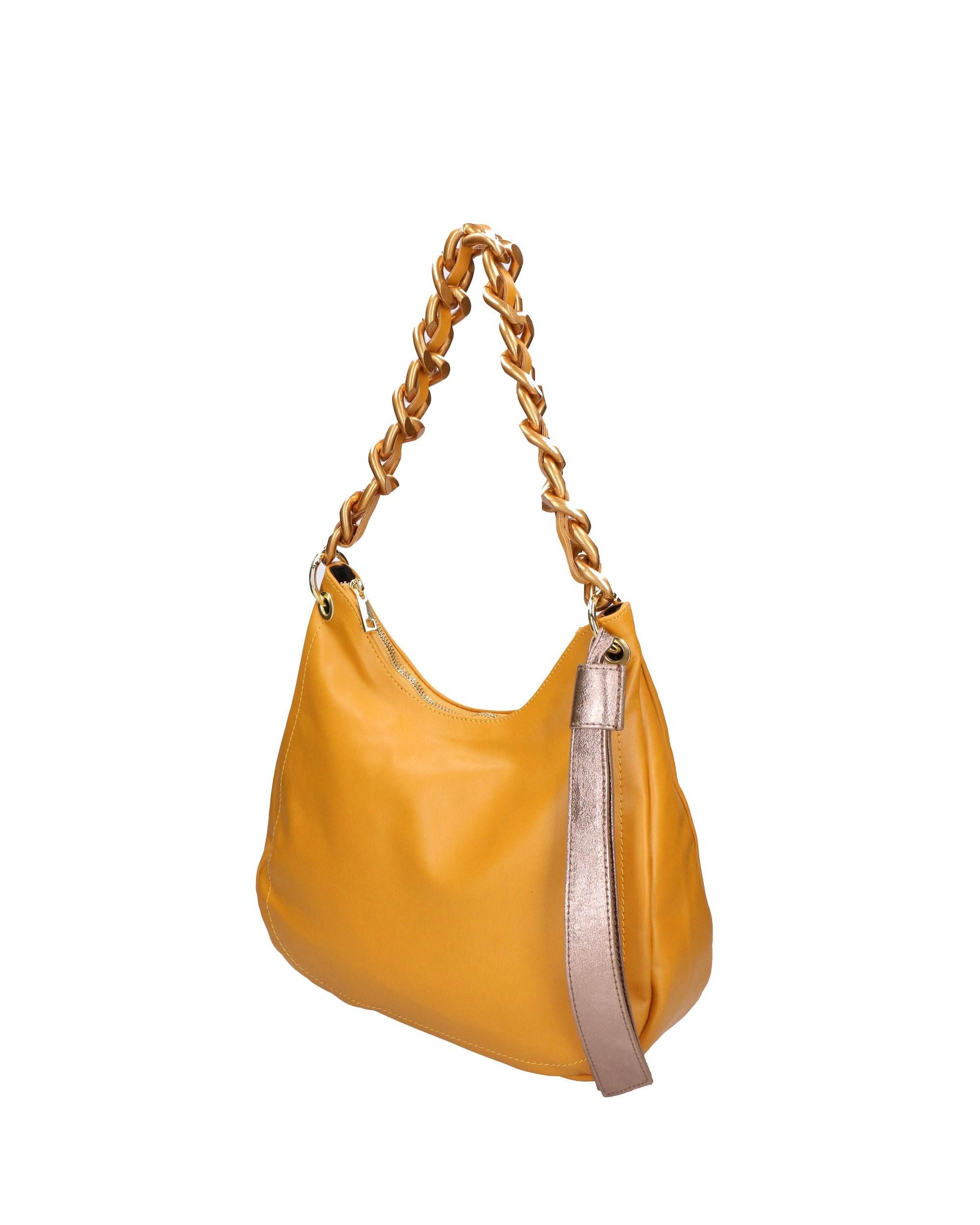 Artemisia Borsa a spalla da donna Vera pelle 05462-S36 SENAPE+L005 BRONZO Chiara Ferretti