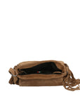Iolanthe Borsa a tracolla da donna Vera pelle 1421-FANGO Chiara Ferretti