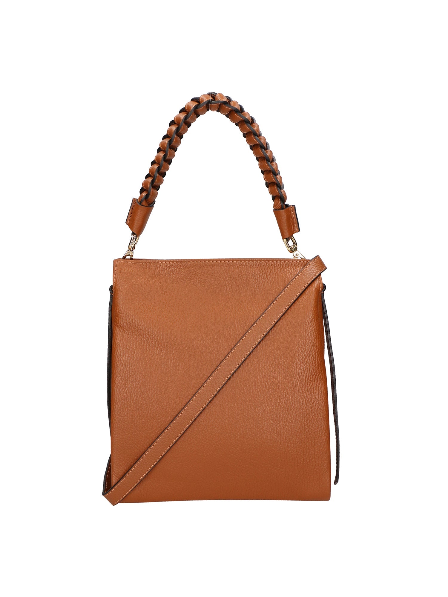Vilma Borsa a mano da donna Vera Pelle 06874-D17 CUOIO SCURO Chiara Ferretti