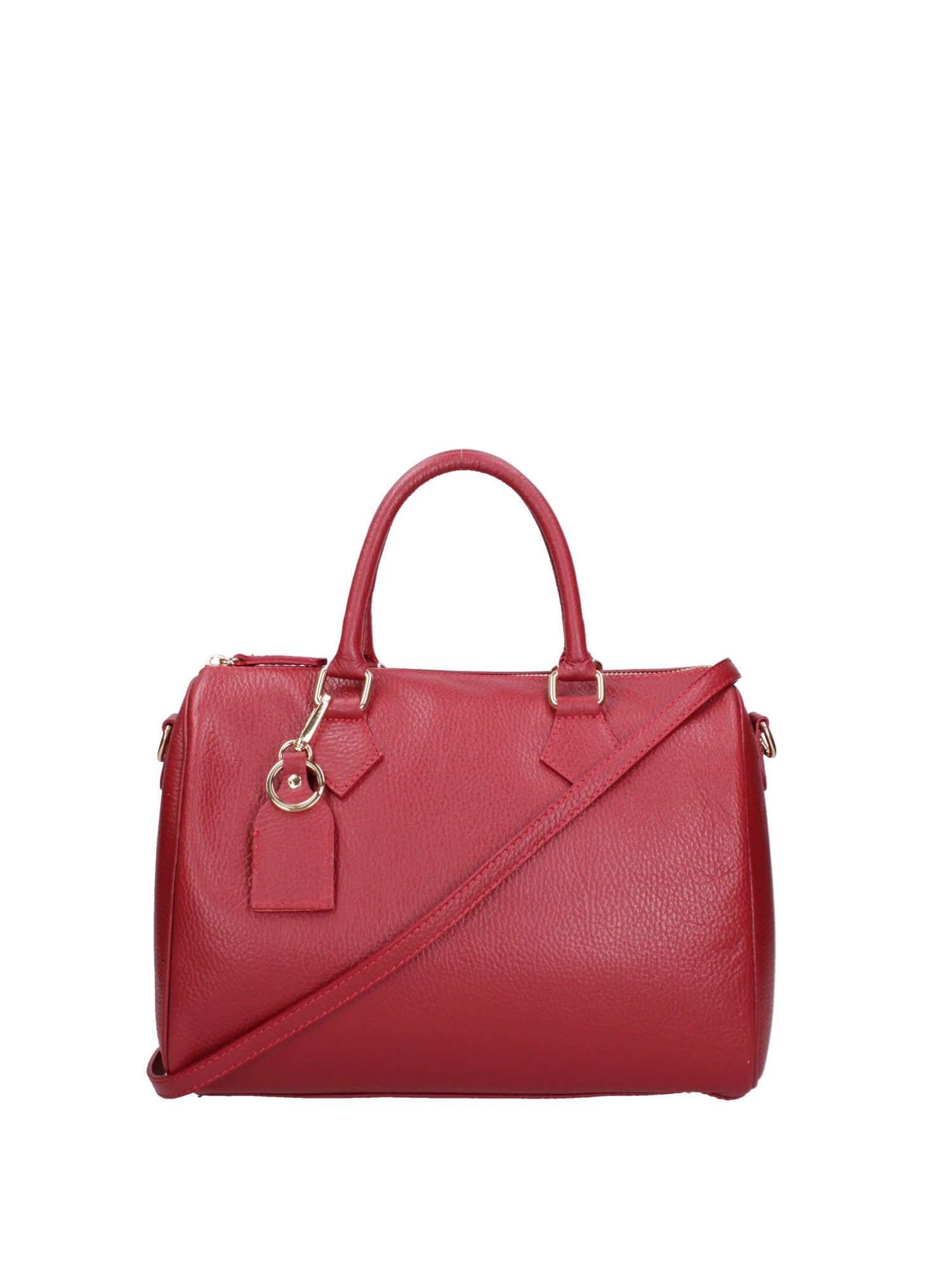 Aralia Borsa a bauletto da donna 100% pelle 5176-D10 ROSSO SCURO DARK RED Chiara Ferretti
