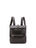 Zaino unisex in vera pelle 100% cotone 4590-NERO Alessia Firenze