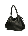 Ereba Borsa a mano da donna Made in Italy 100% pelle 3305-NERO BLACK Chiara Ferretti