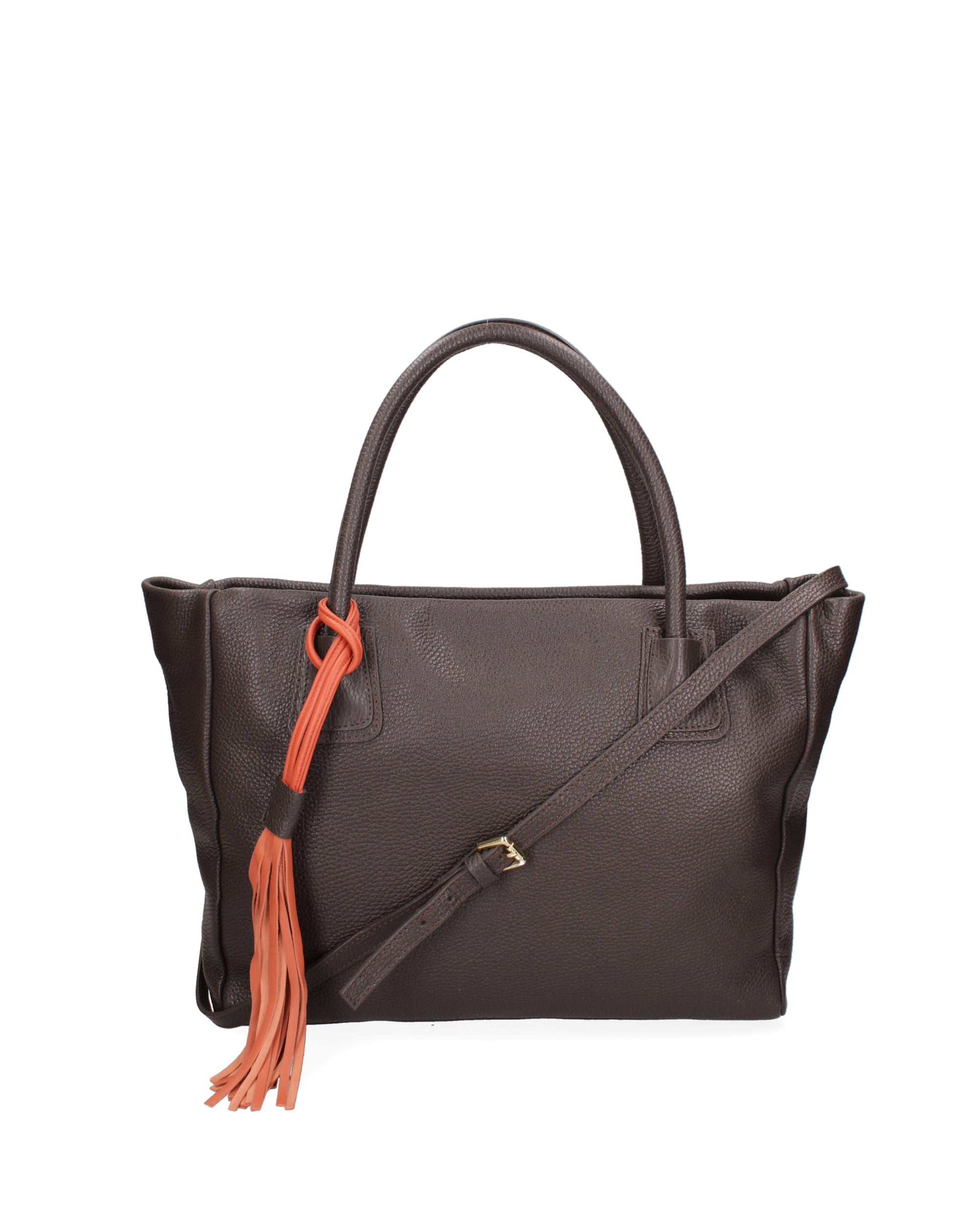Rosalie Borsa a spalla da donna 100% pelle 06503-D23 T.MORO Chiara Ferretti