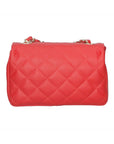 Carolina Borsa a spalla da donna Vera pelle 1073-S08 ROSSO Chiara Ferretti