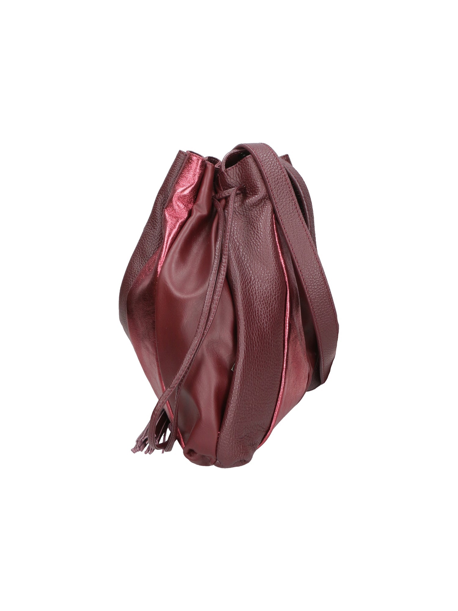 Nunzia Borsa a spalla da donna Vera pelle 576042-BORDO BORDEUX Chiara Ferretti