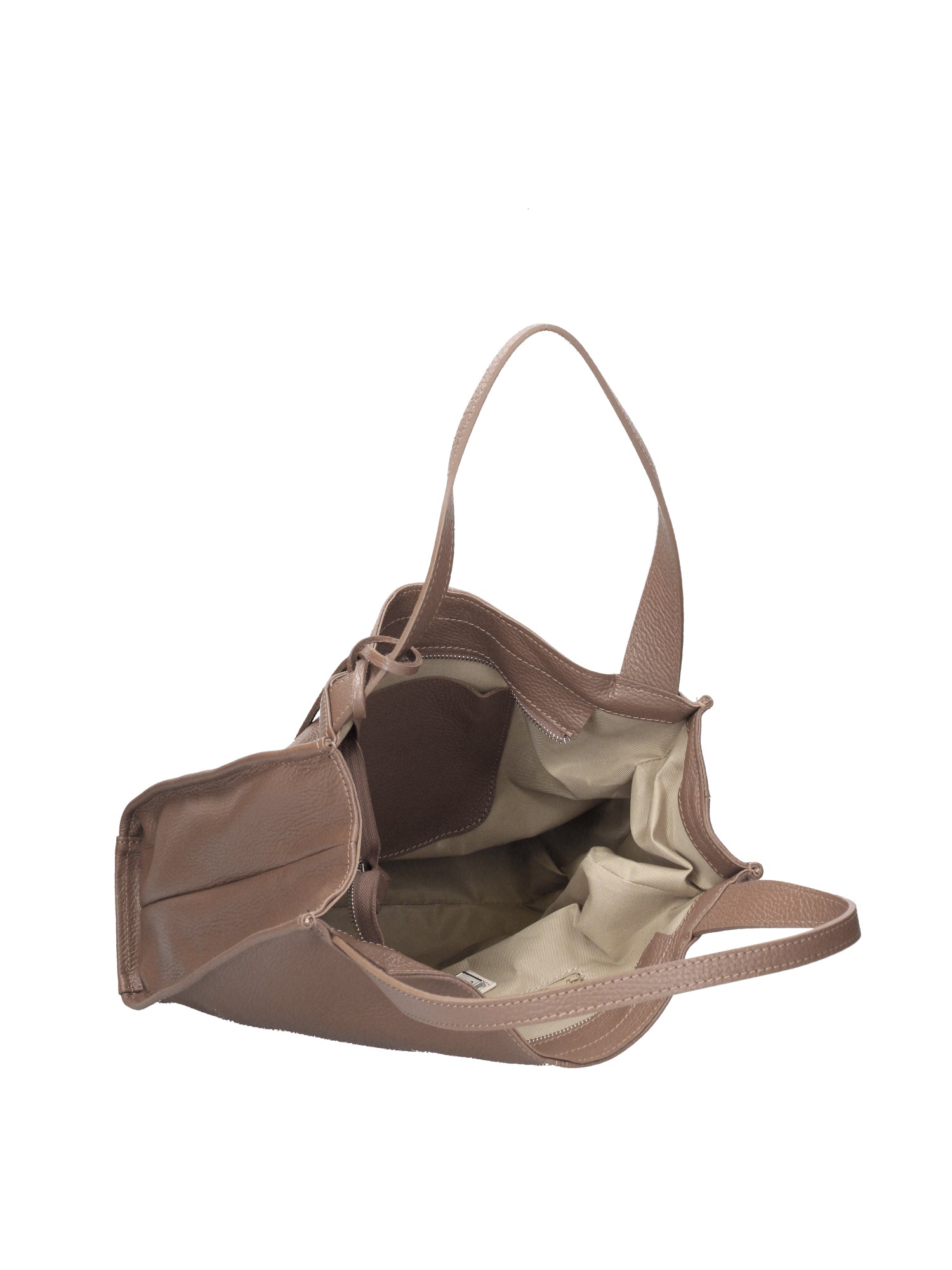 Seraphina Ultra Borsa a spalla da donna Vera pelle 3311-D07 TAUPE CHIARO Chiara Ferretti