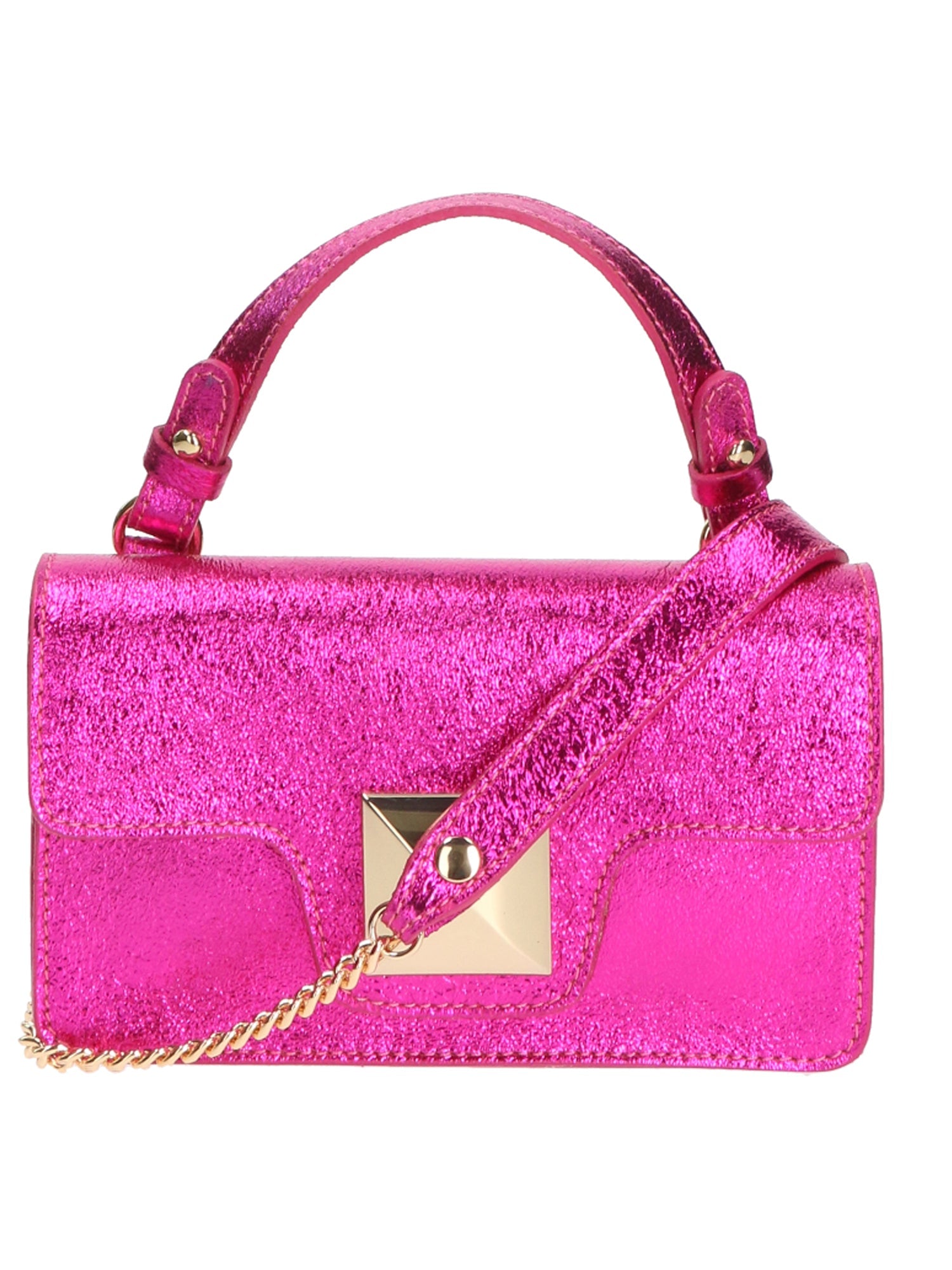 Hellen Borsa a mano da donna Vera pelle 06010-L023 FUXIA Chiara Ferretti