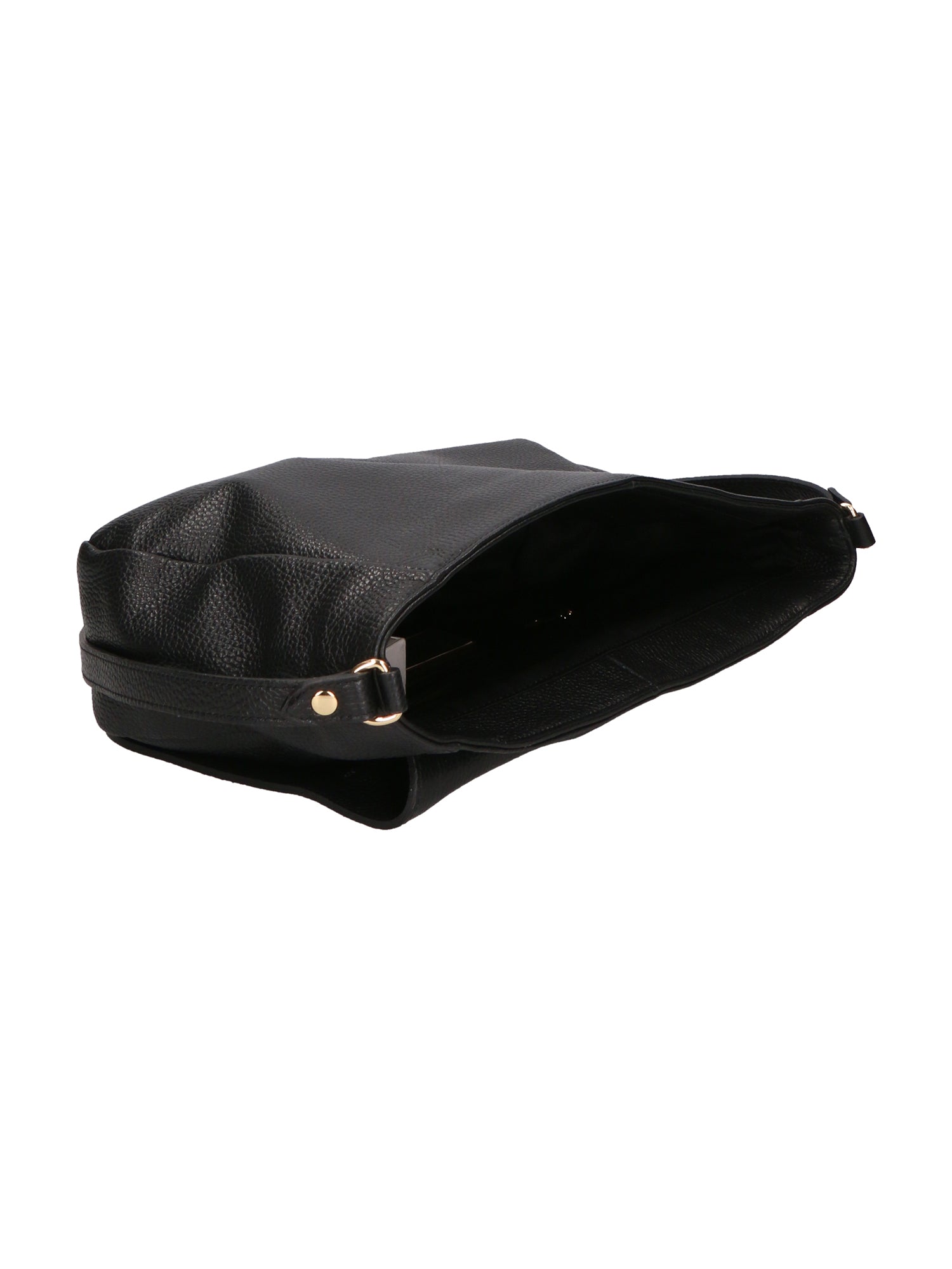 Veronica Borsa a spalla da donna Vera pelle 06519-D28 NERO Chiara Ferretti