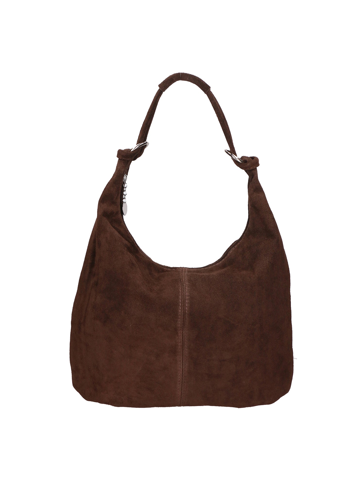 Valeria Damen-Schultertasche aus echtem Leder, hergestellt in Italien, 34 x 43,5 x 5 cm
