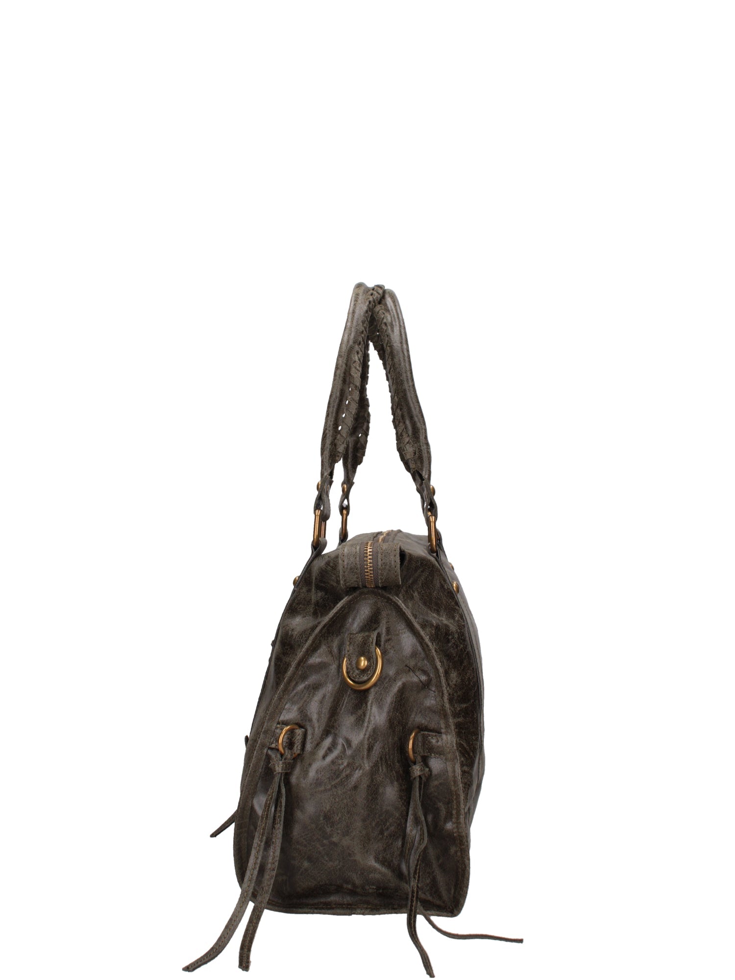 Elara Borsa a spalla da donna Vera pelle 06090-049 VERDE MILITARE SCURO Chiara Ferretti