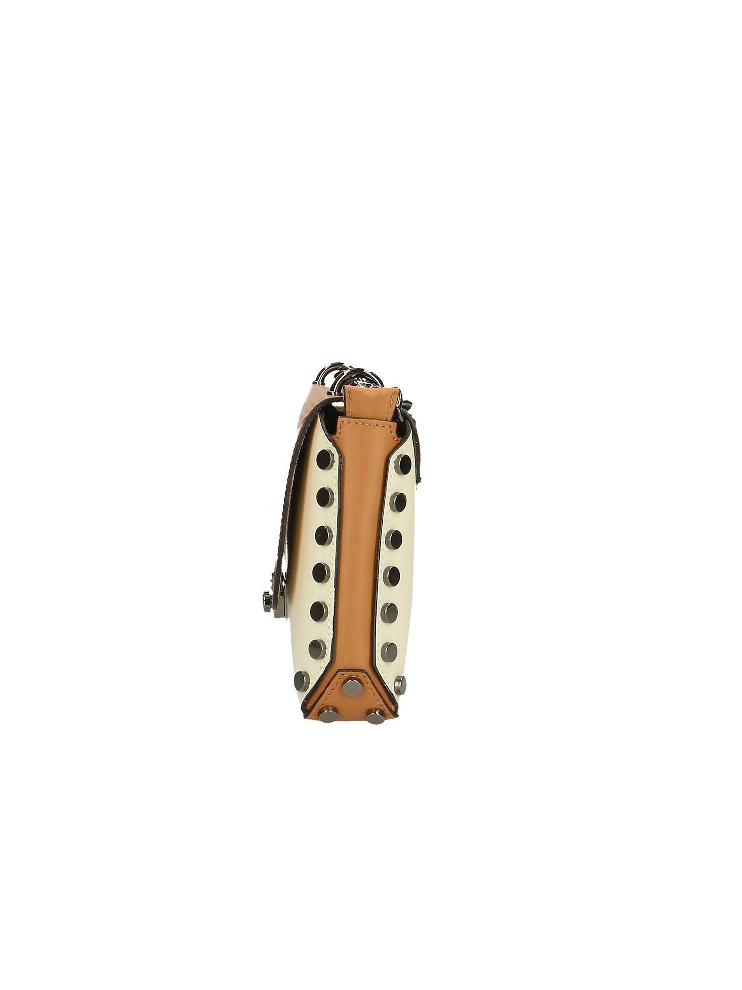 Vera pelle 8641-BEIGE+CUOIO Borsa a tracolla da donna Evanthe Pro Chiara Ferretti