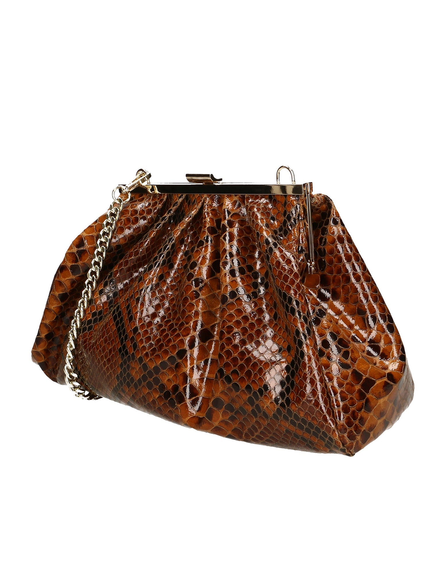 Quintilla Borsa a mano da donna Vera pelle 01745-031 CUOIO SCURO Chiara Ferretti