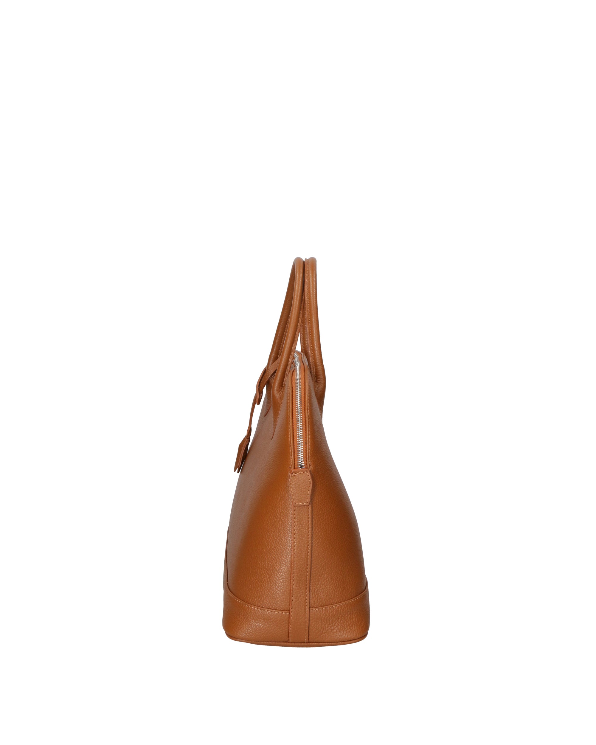 Silvana Chic Borsa a mano da donna 100% pelle 80028 5197-D17 CUOIO SCURO Chiara Ferretti