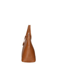 Silvana Chic Borsa a mano da donna 100% pelle 80028 5197-D17 CUOIO SCURO Chiara Ferretti