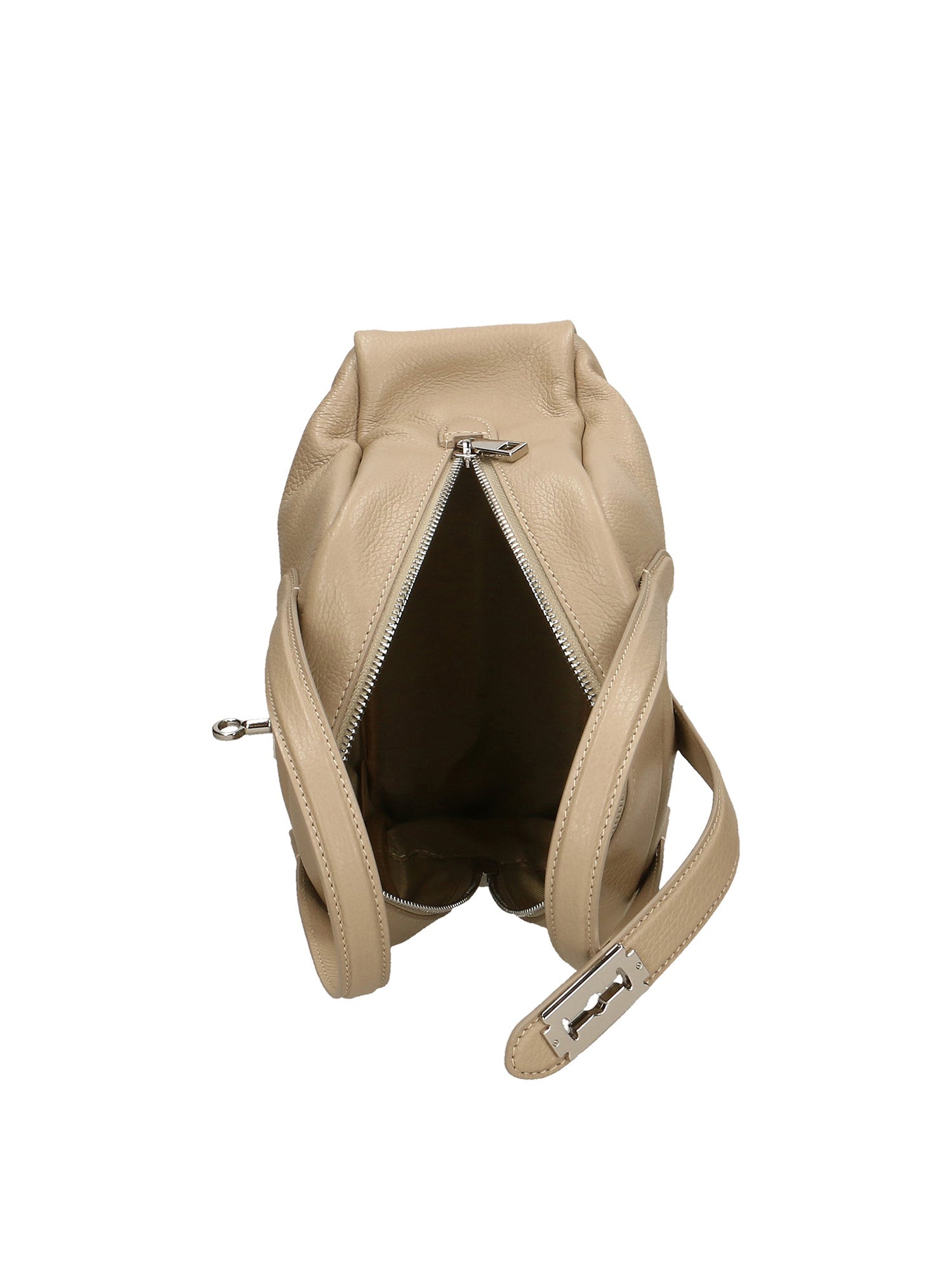 Ornella Borsa a mano da donna 100% pelle 01678-D05 CAPPUCCINO CAPUCHIN Chiara Ferretti