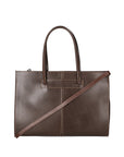 Eugenia Damenhandtasche aus echtem Leder, hergestellt in Italien, 29 x 40 x 10 cm