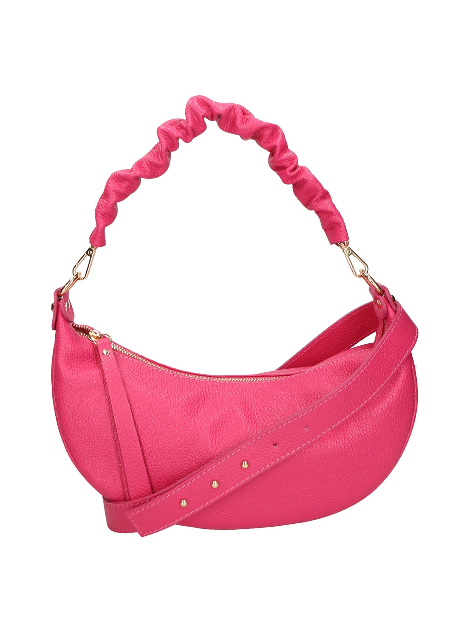 Ida Borsa a spalla da donna Vera pelle 05916-C02 FUXIA Chiara Ferretti