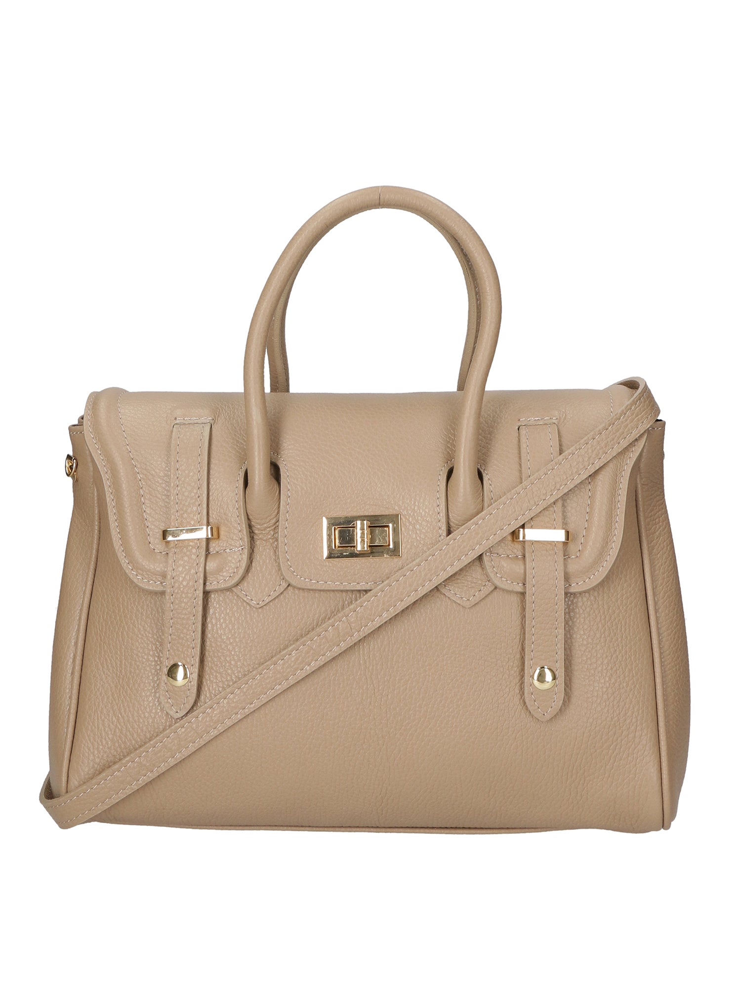 Ersilia Borsa a mano da donna Vera pelle 8092-D40 TAUPE TAUPE Chiara Ferretti