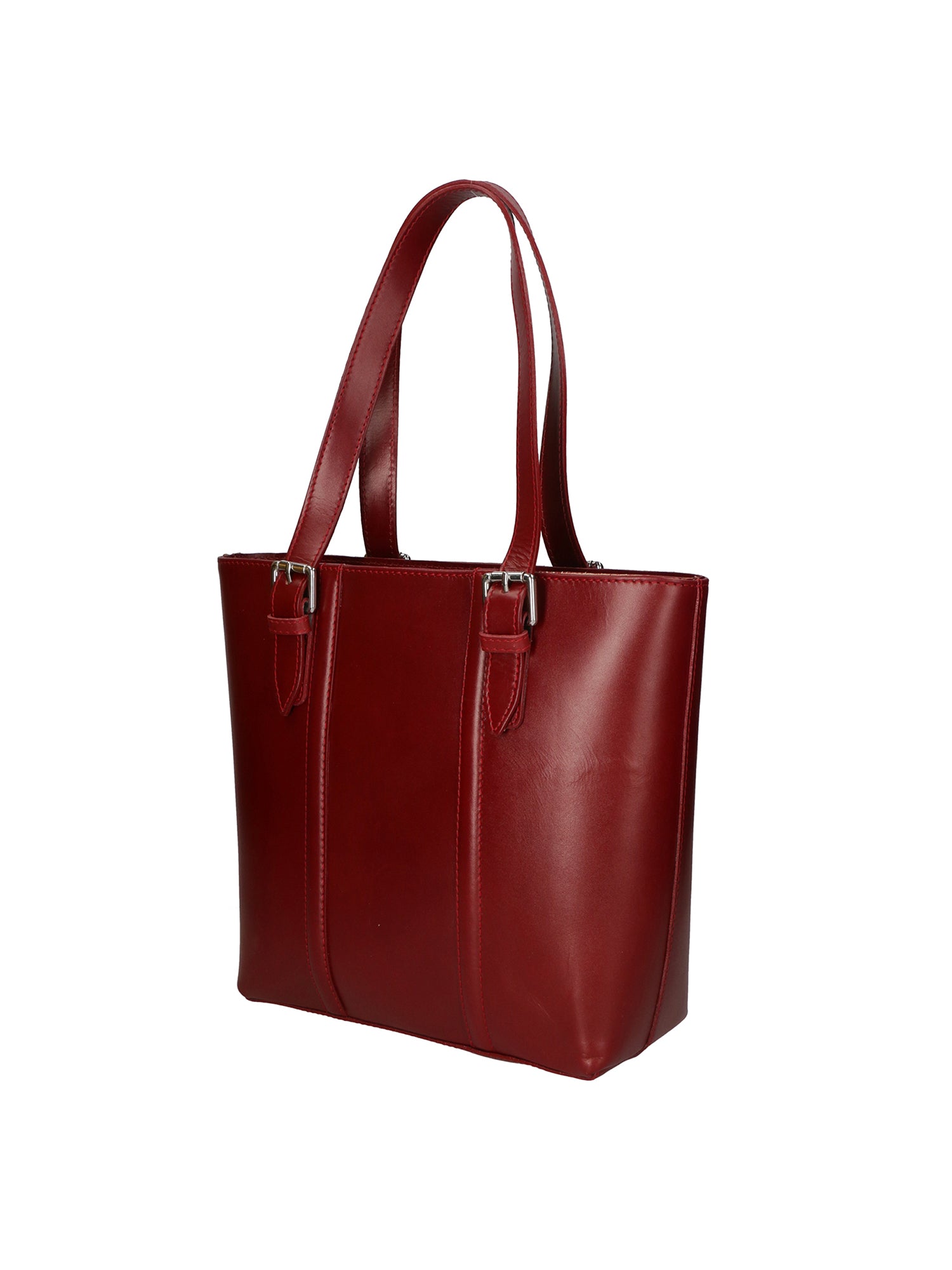 Farah Borsa a mano da donna 100% pelle 9055-ROSSO Chiara Ferretti