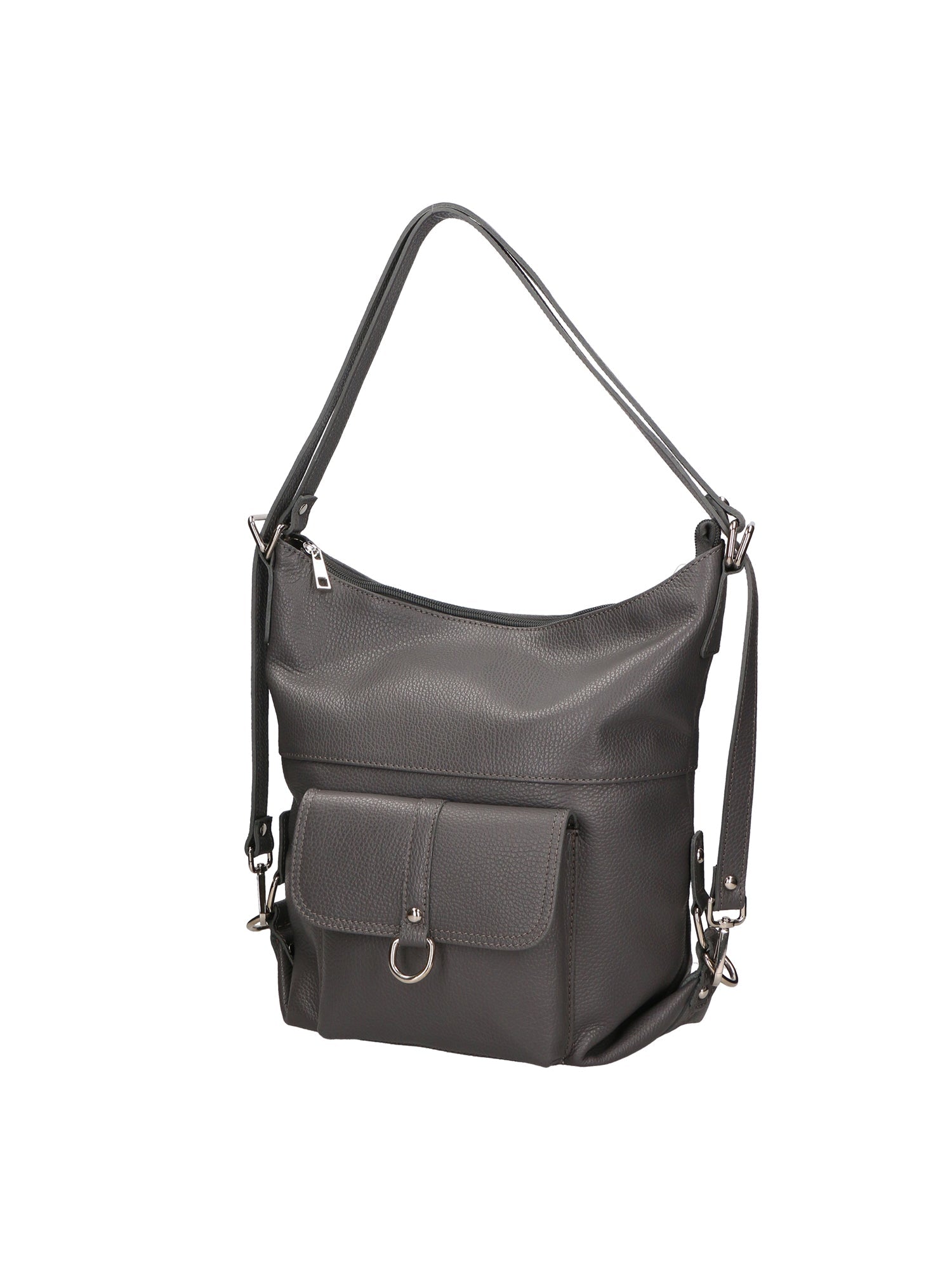 Kesha Borsa a spalla da donna Vera pelle 3301-GRIGIO SCURO Chiara Ferretti