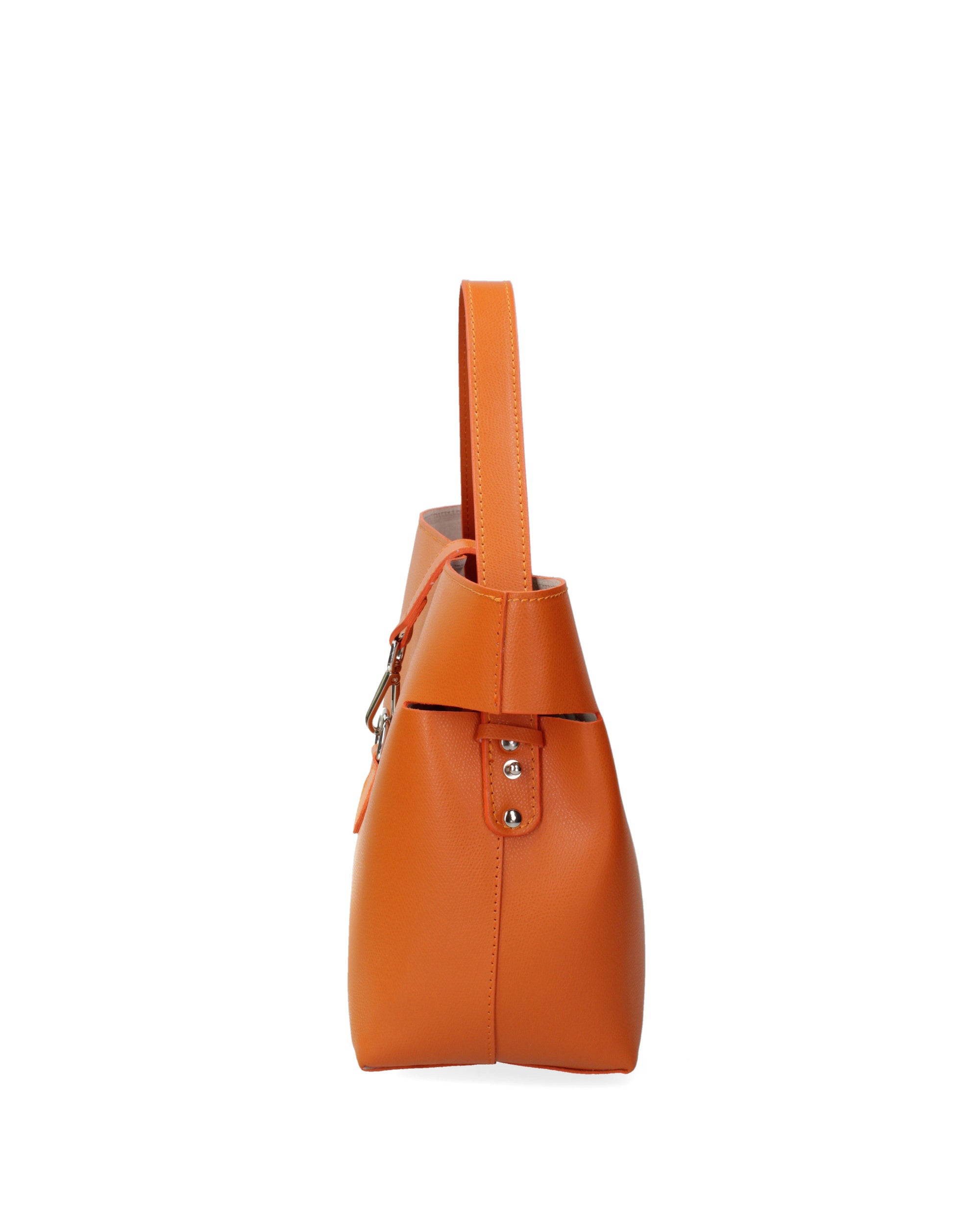Liviana Borsa a mano da donna Vera pelle 07379-PL29 ARANCIO Chiara Ferretti