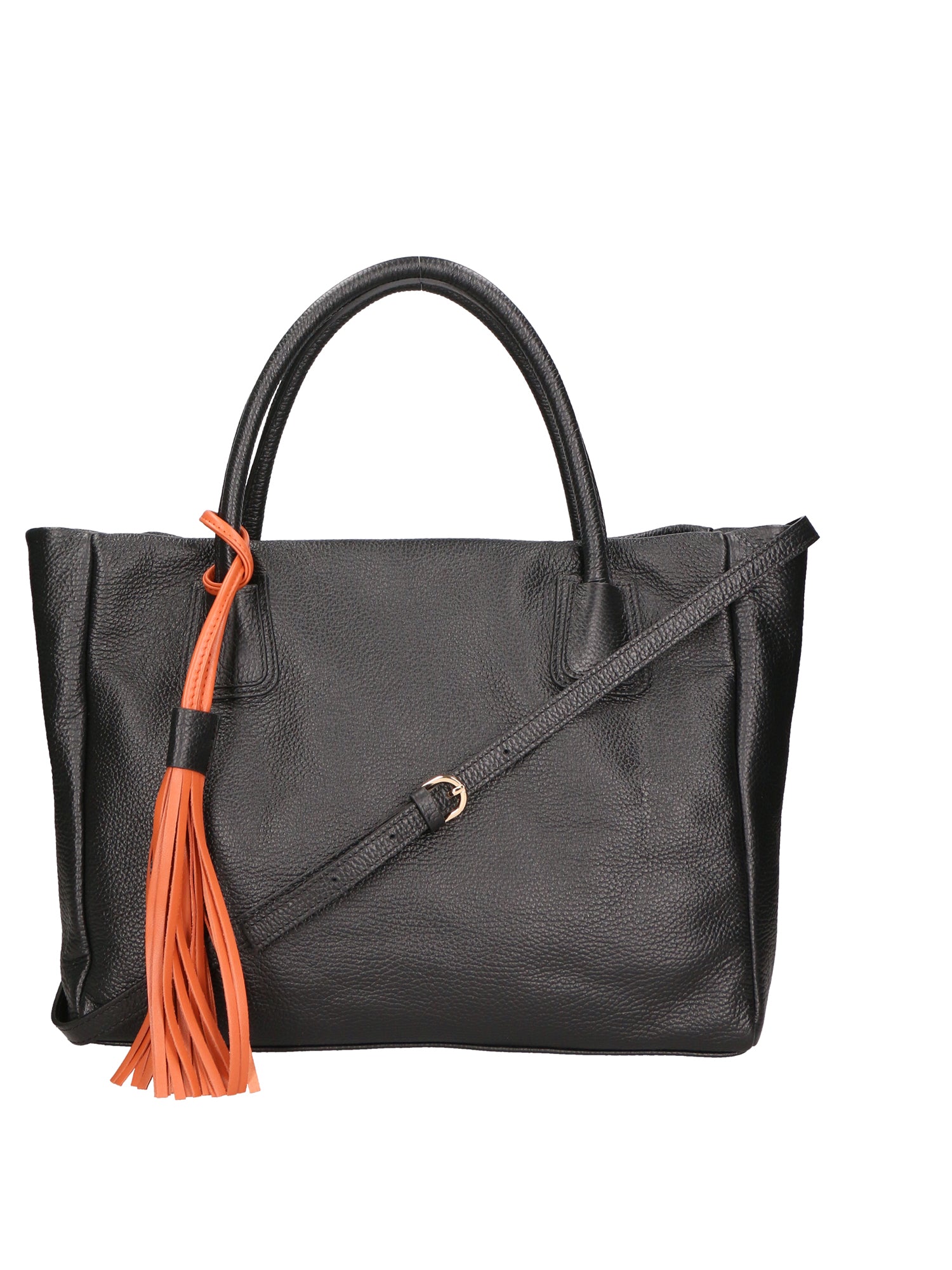Women's Shoulder Bag in Genuine Leather Made in Italy 27.5x46x10 cm