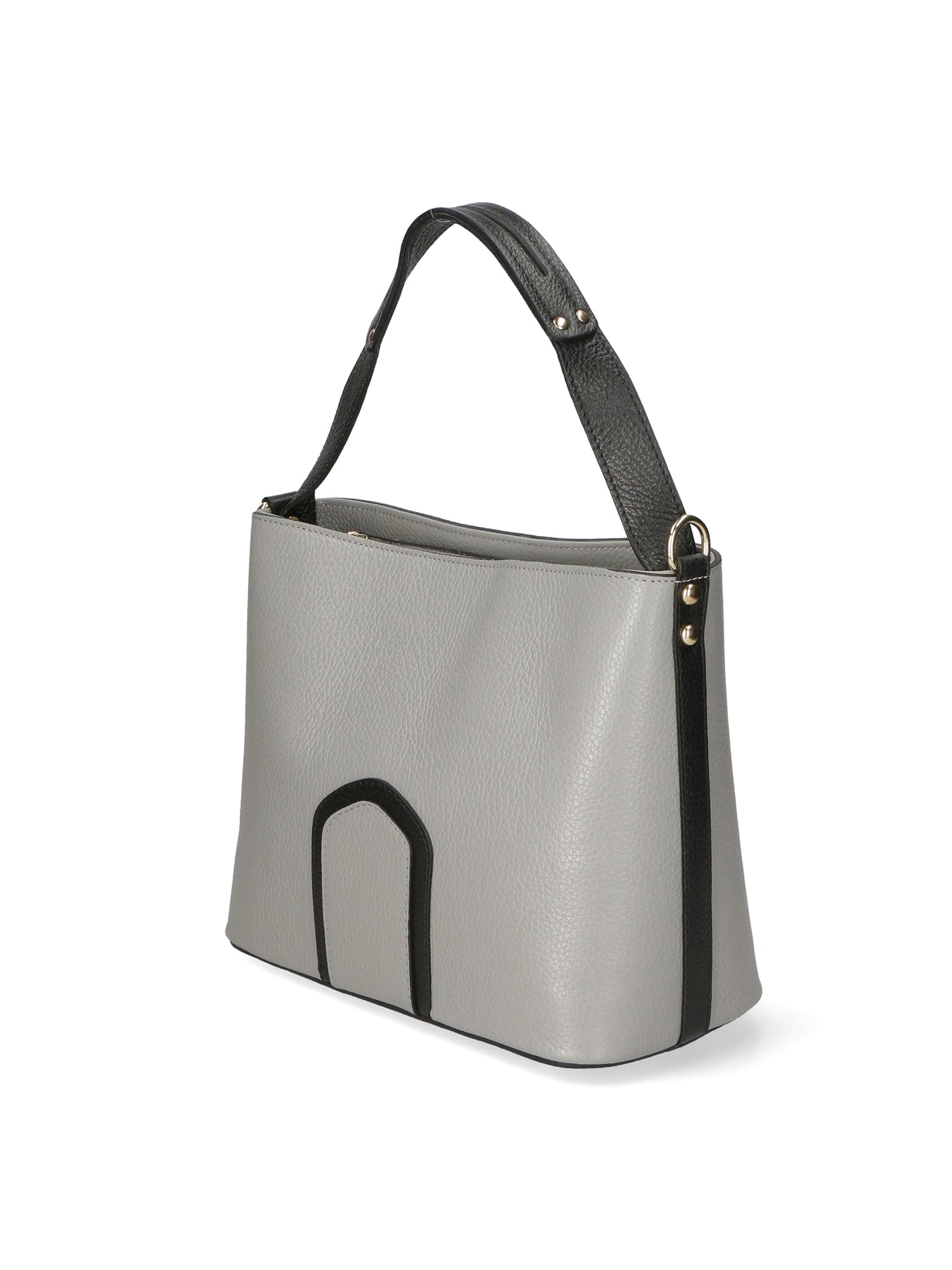 Erica Borsa a mano da donna Vera pelle 80071-GRIGIO Chiara Ferretti
