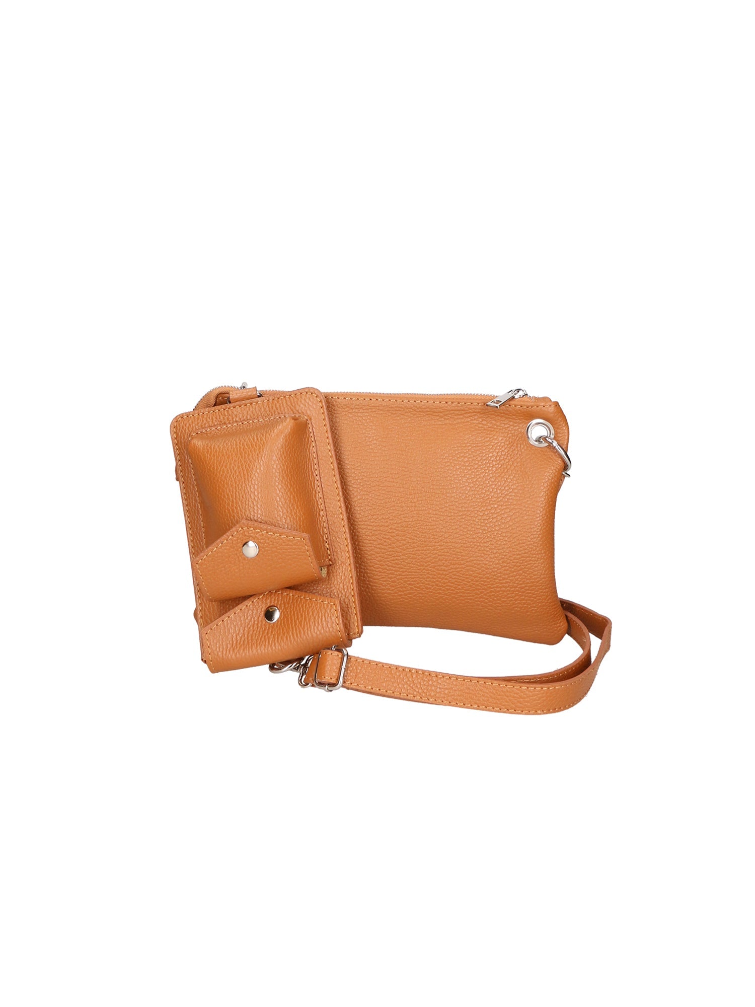 Ifigenia Borsa a tracolla da donna Vera pelle 05932-D44 CUOIO COGNAC Chiara Ferretti