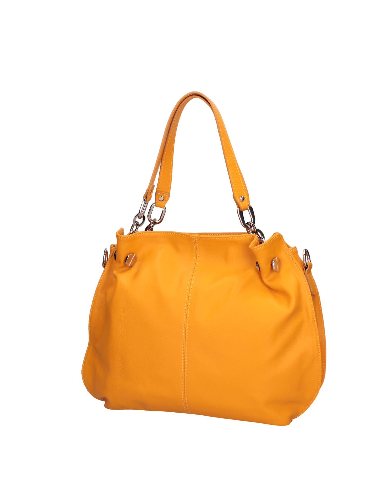 Ereba Borsa a mano da donna Made in Italy 100% pelle 3305-S04 GIALLO Chiara Ferretti