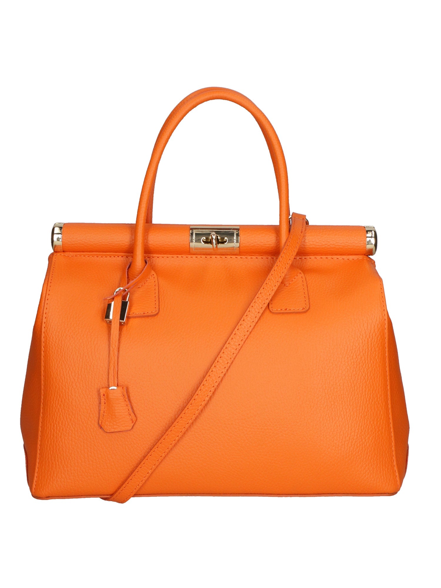Aleria Borsa a mano da donna Vera pelle 8005-D29 ARANCIONE Chiara Ferretti