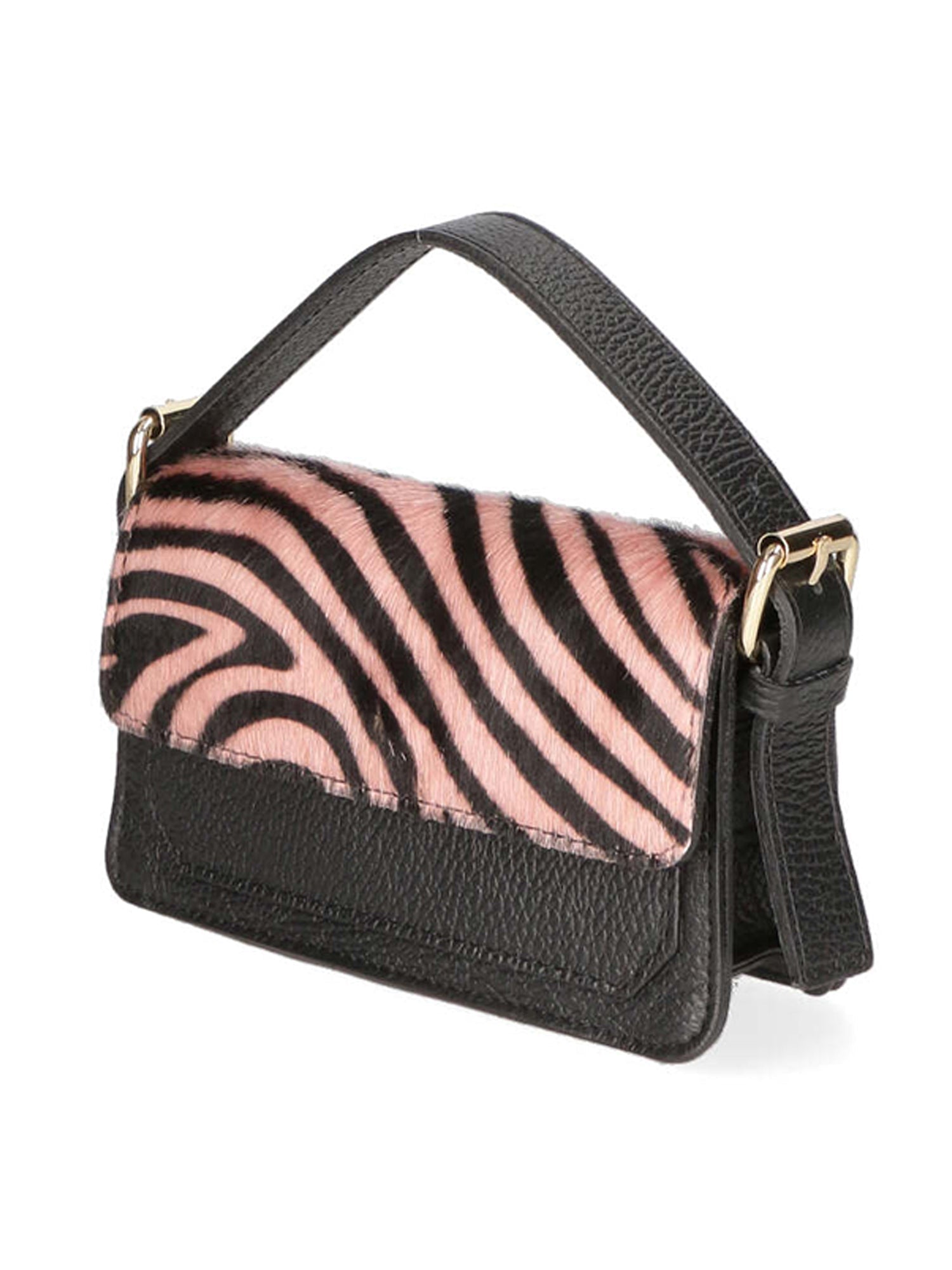 Aleide Borsa a mano da donna Vera pelle 04858-ZEBRA ROSA Chiara Ferretti