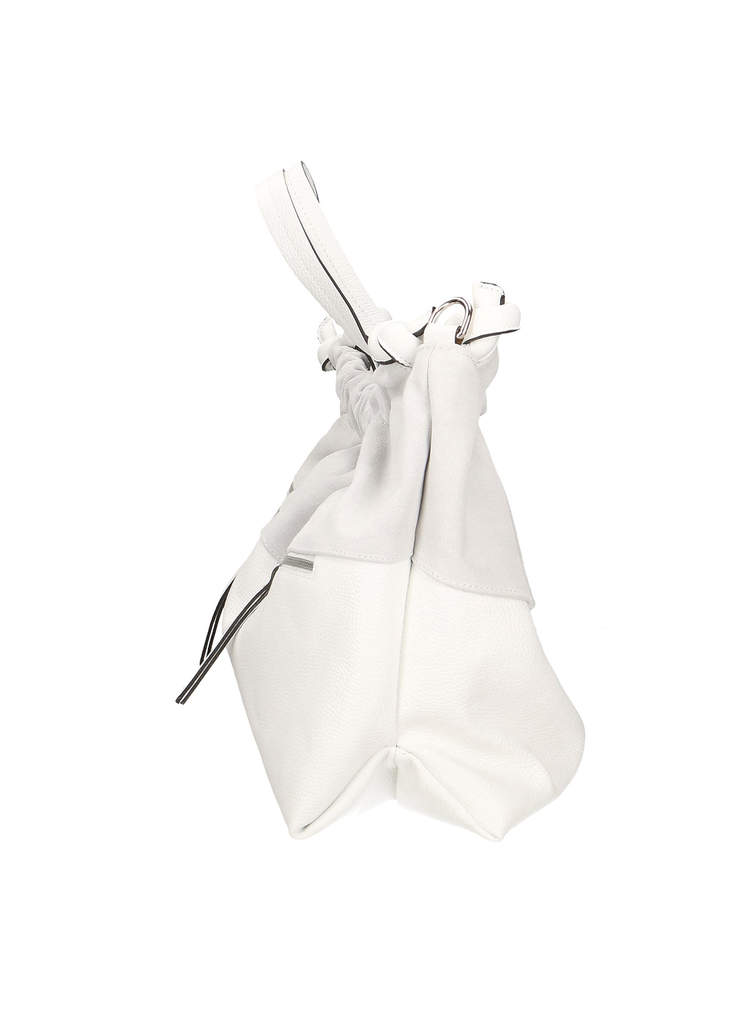 Firenze Borsa a mano da donna Vera pelle 01838-BIANCO WHITE Chiara Ferretti