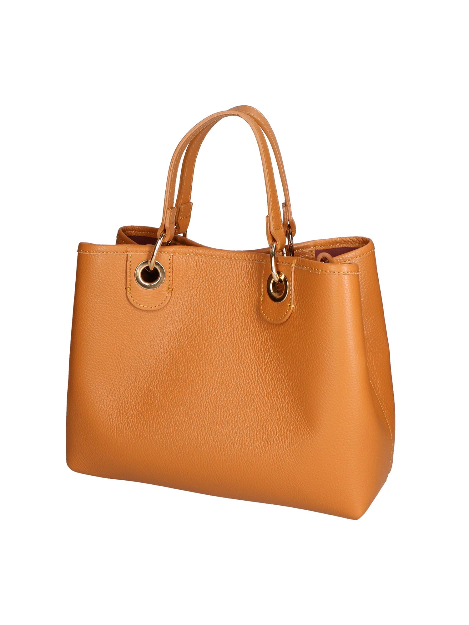 Helga Borsa a mano da donna 100% pelle 06106-D44 CUOIO COGNAC Chiara Ferretti