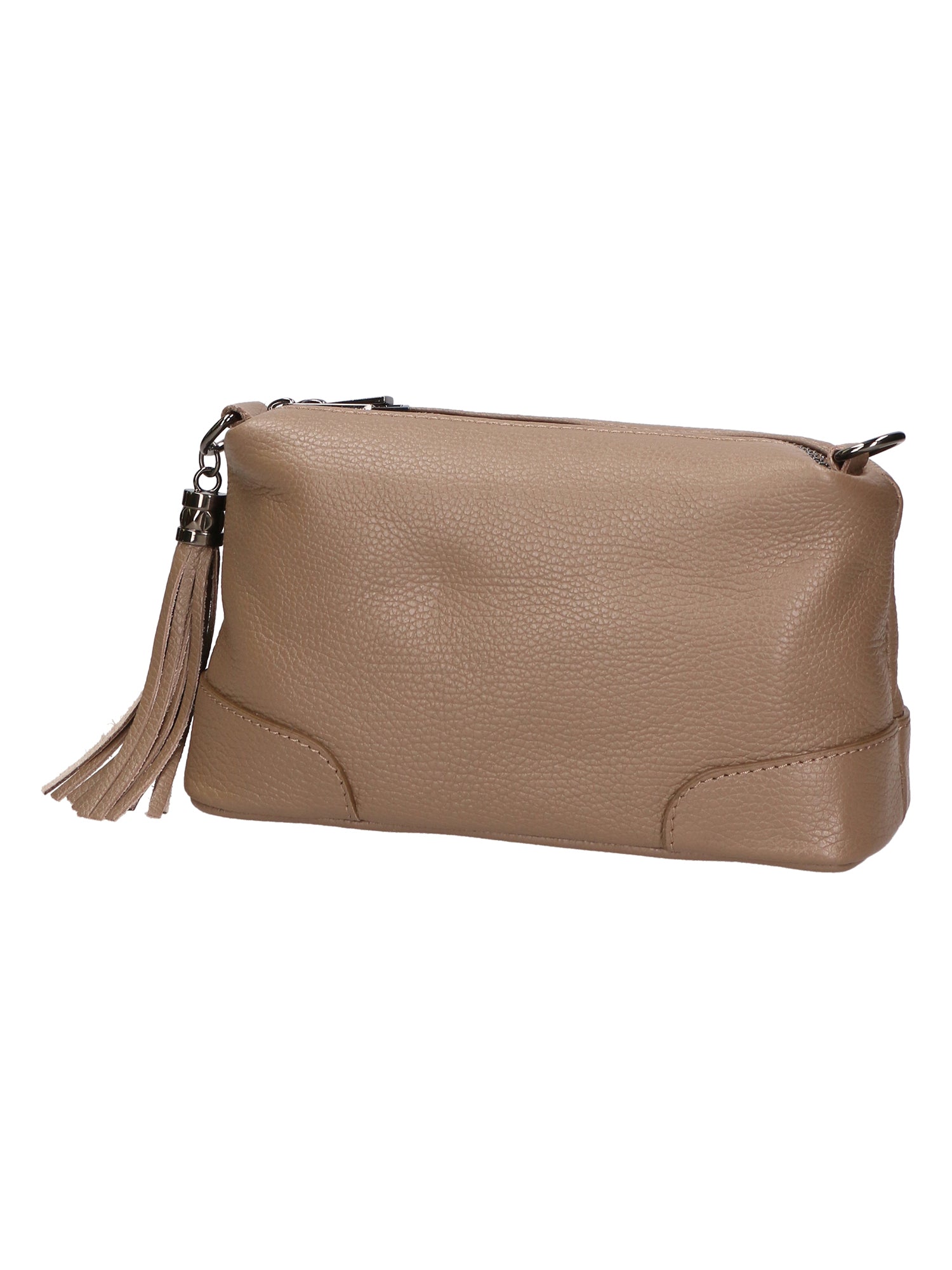 Lidia Borsa a mano da donna Vera pelle 06513-TAUPE Chiara Ferretti