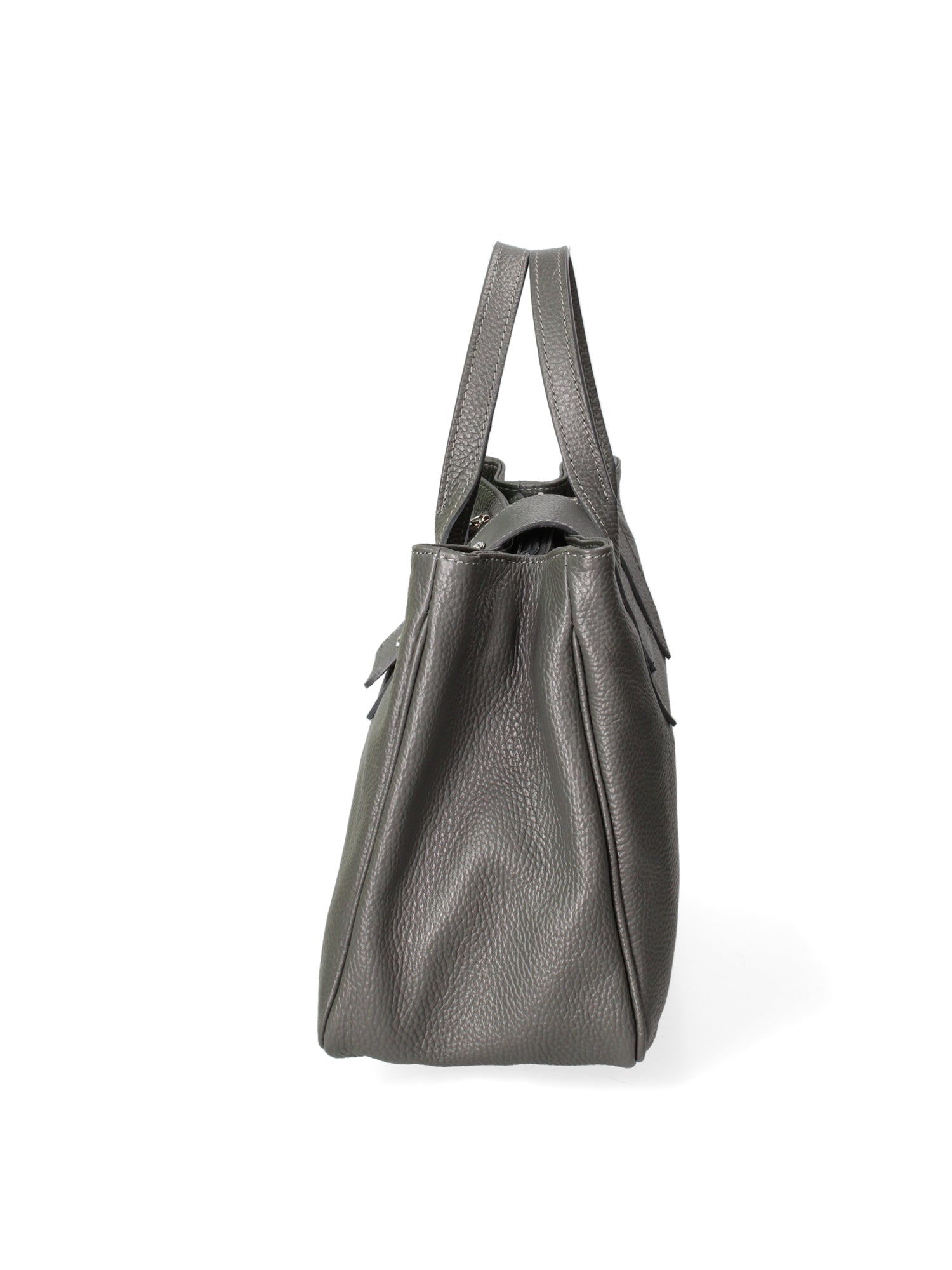 Ascoli Borsa a mano da donna Pelle stampata cocco 7718-D27 CENERE Chiara Ferretti