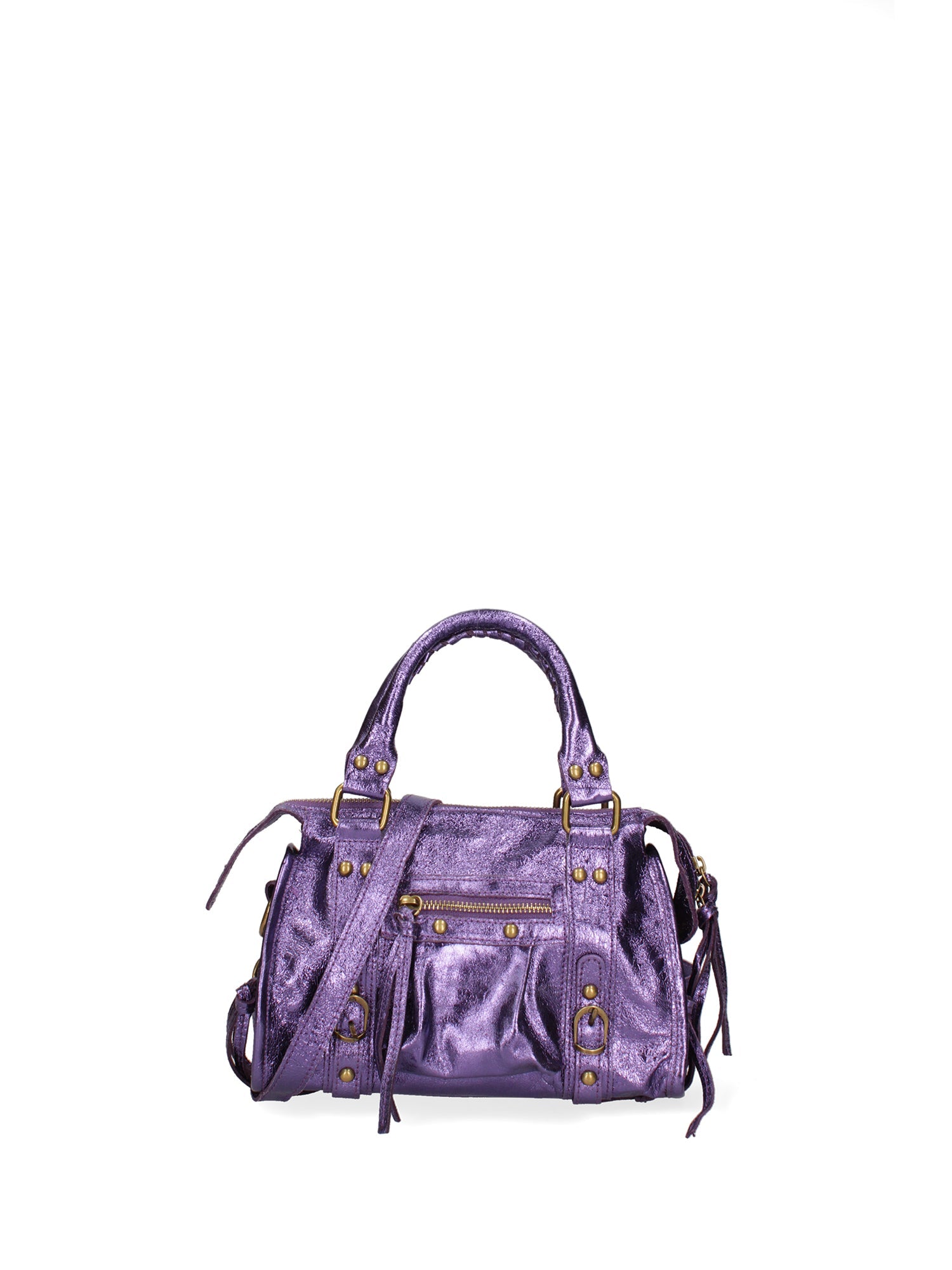 Borsa a spalla da donna In Vera pelle Made in Italy 25x15x10 cm