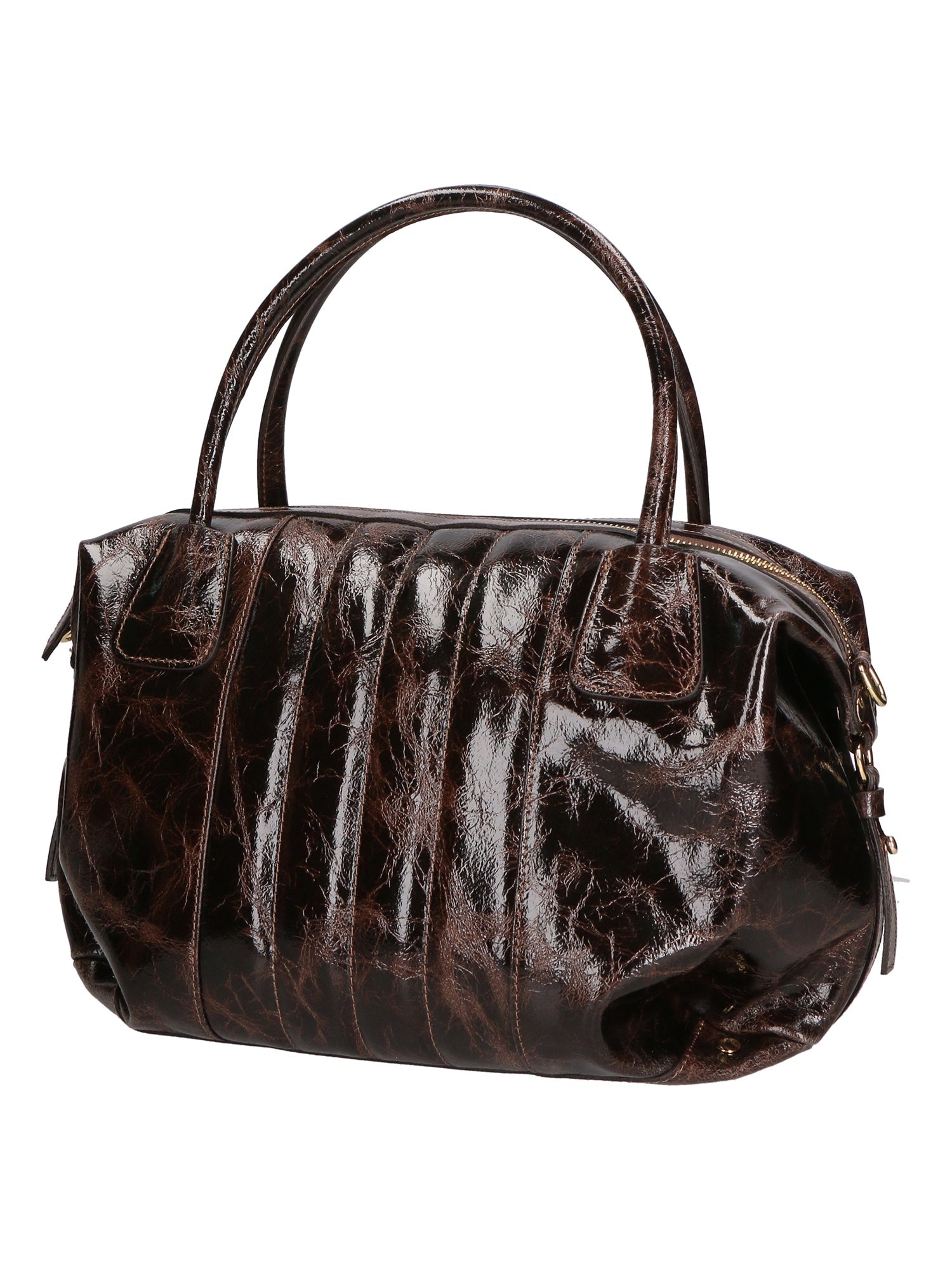 Borsa a spalla da Donna Wilma in Vera Pelle Made in Italy 34x23x13 cm
