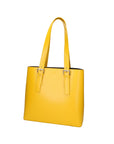 Germana Borsa a spalla da donna 100% pelle 05924-B04 GIALLO Chiara Ferretti