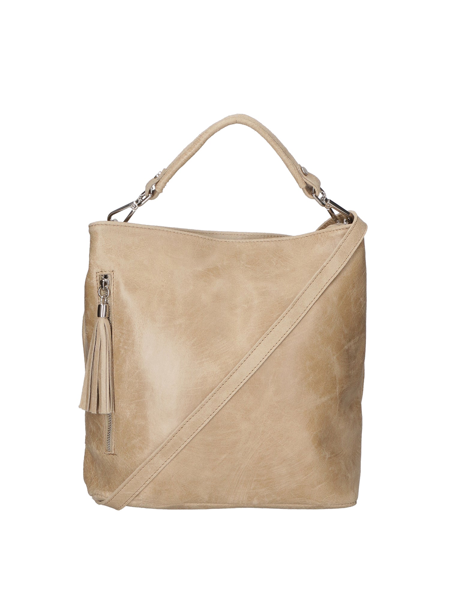 Elisabetta Borsa a mano da donna Vera pelle 80054-004 TAUPE Chiara Ferretti