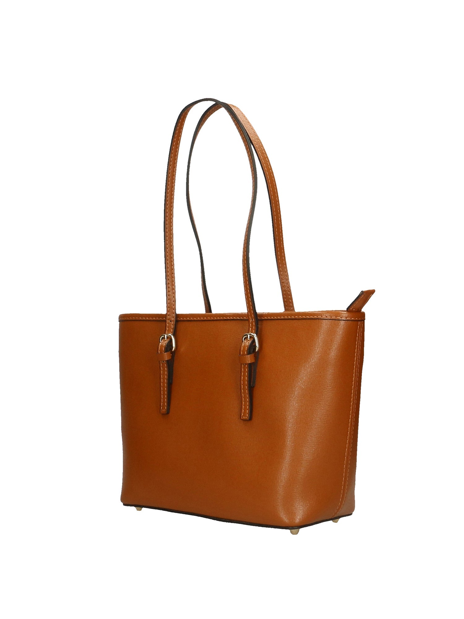 Chantal Borsa a spalla da donna Vera pelle 3303-SF17 CUOIO SCURO DARK COGNAC Chiara Ferretti